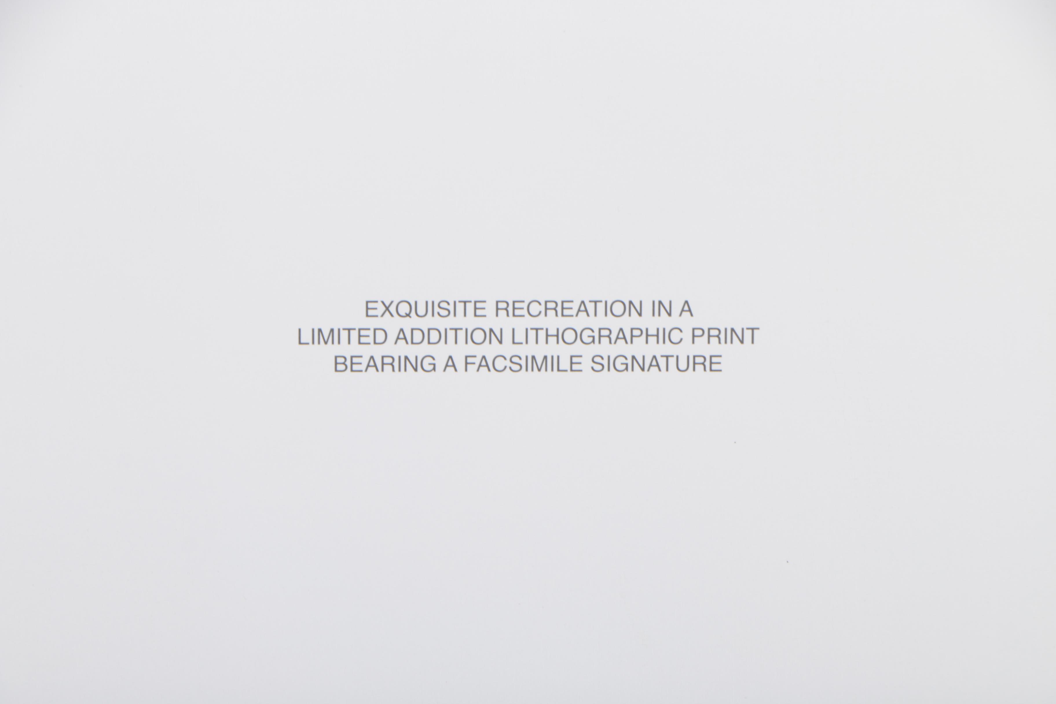 Offset Lithograph after Salvador Dali "Lincoln in Dalivision"