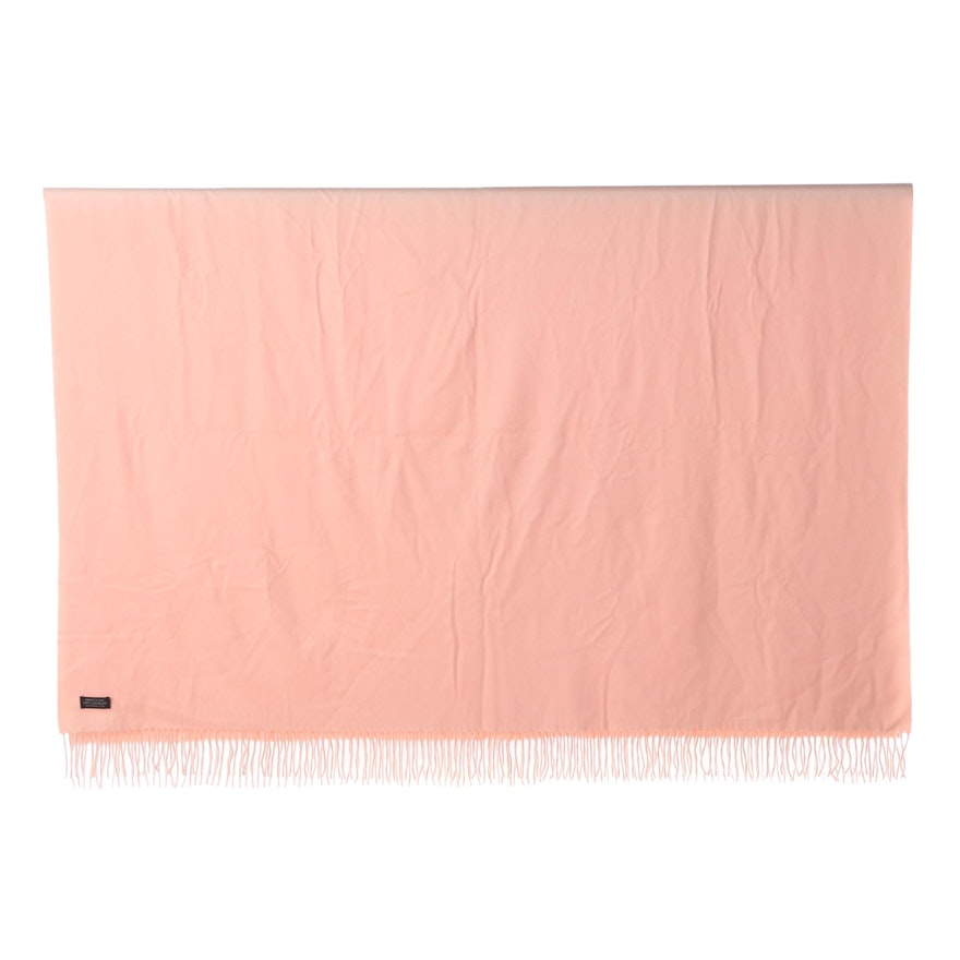 Hermès Pink Cashmere Throw