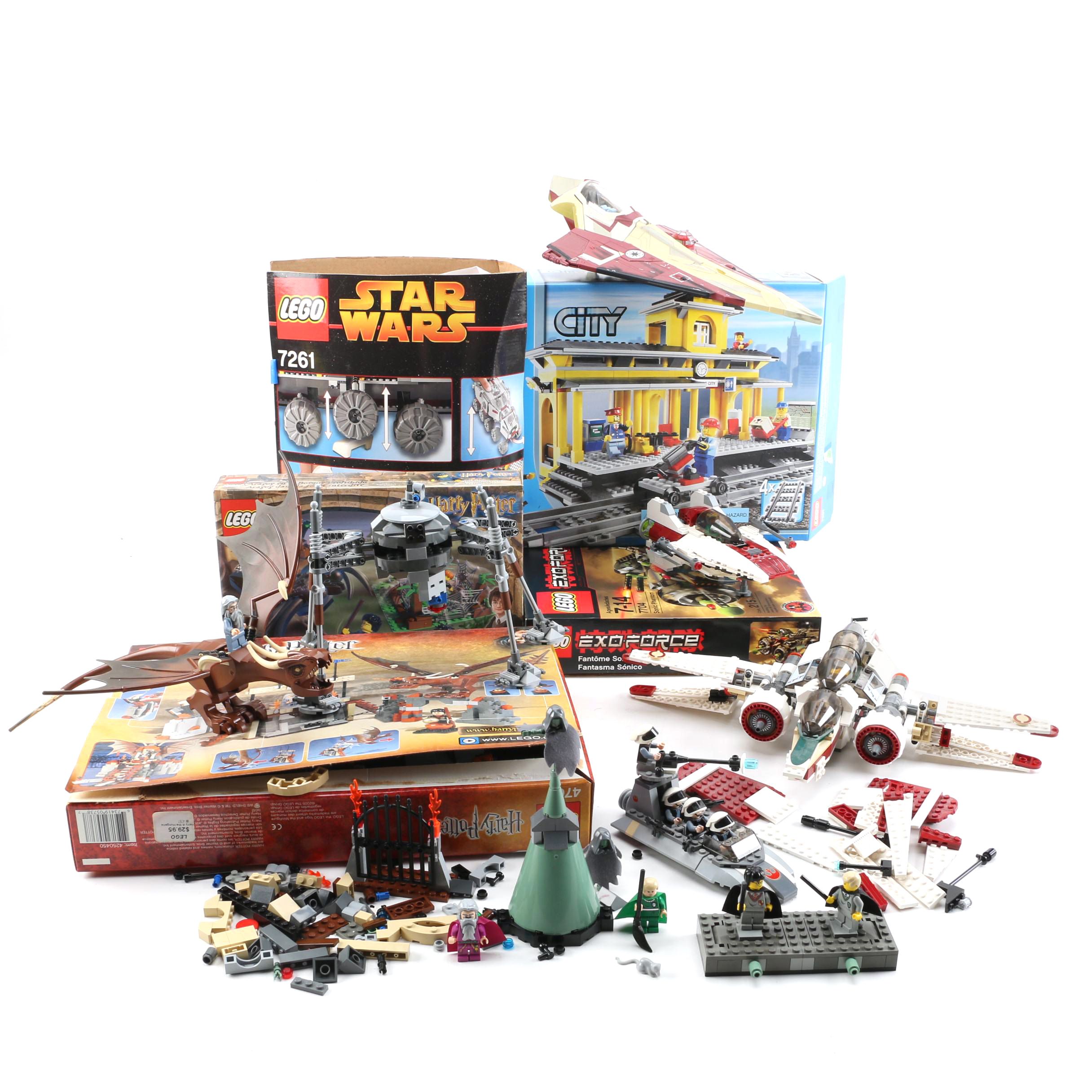 LEGO Sets including "Star Wars" and "Harry Potter"