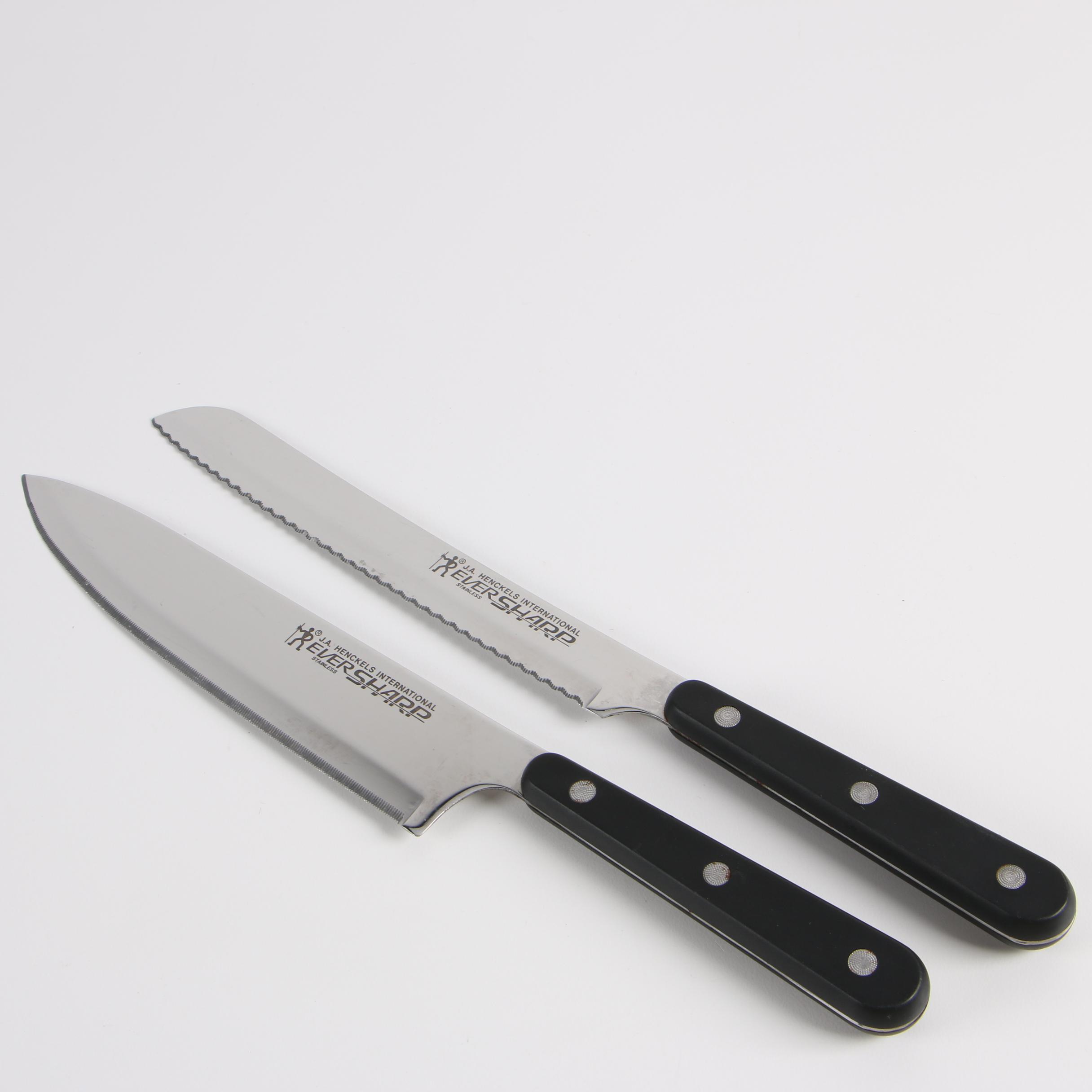 J.A. Henckels International EverSharp Ten-Piece Stainless Steel Cutlery Set