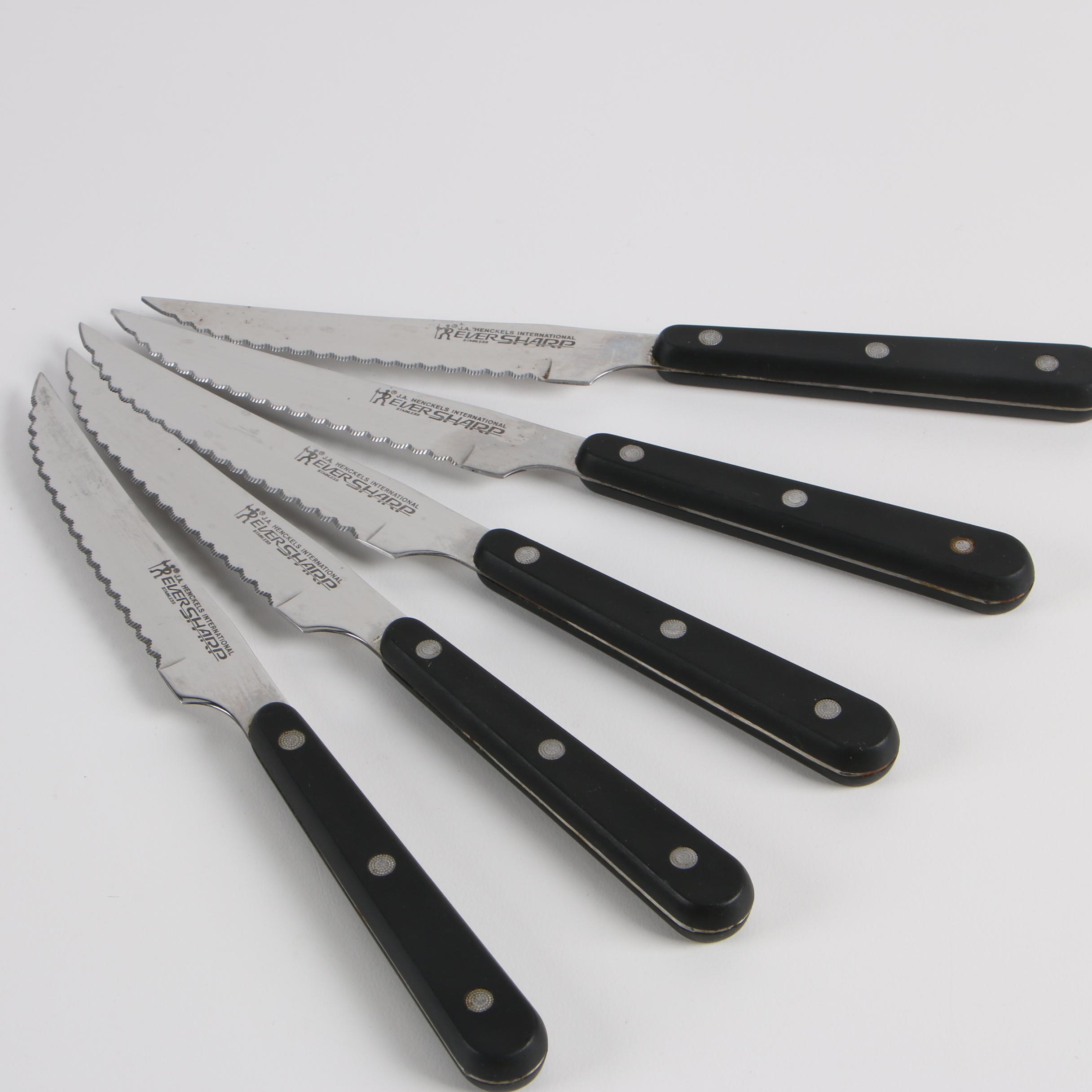 J.A. Henckels International EverSharp Ten-Piece Stainless Steel Cutlery Set