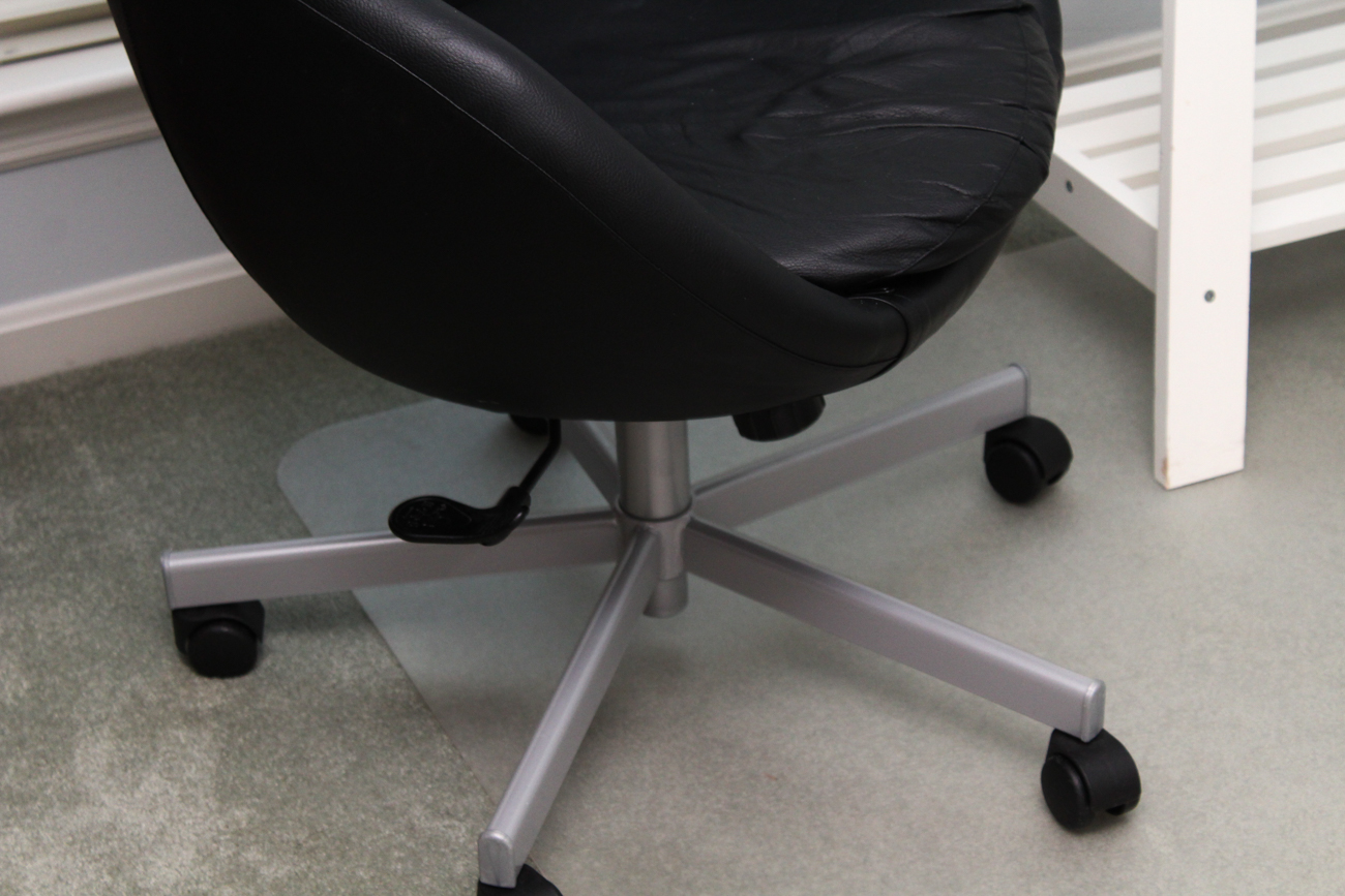 Ikea Vika Glassholm "Love" Desk and Ikea Skruvista Desk Chair