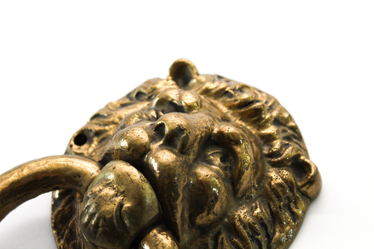 Lion Brass Door Knocker