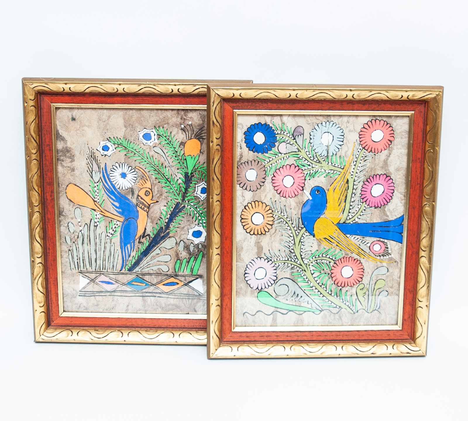 Mexican Folk Art Amate Bark Paintings
