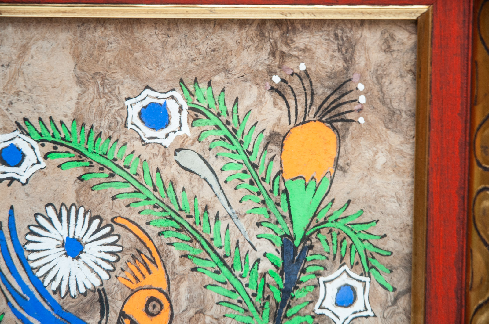 Mexican Folk Art Amate Bark Paintings