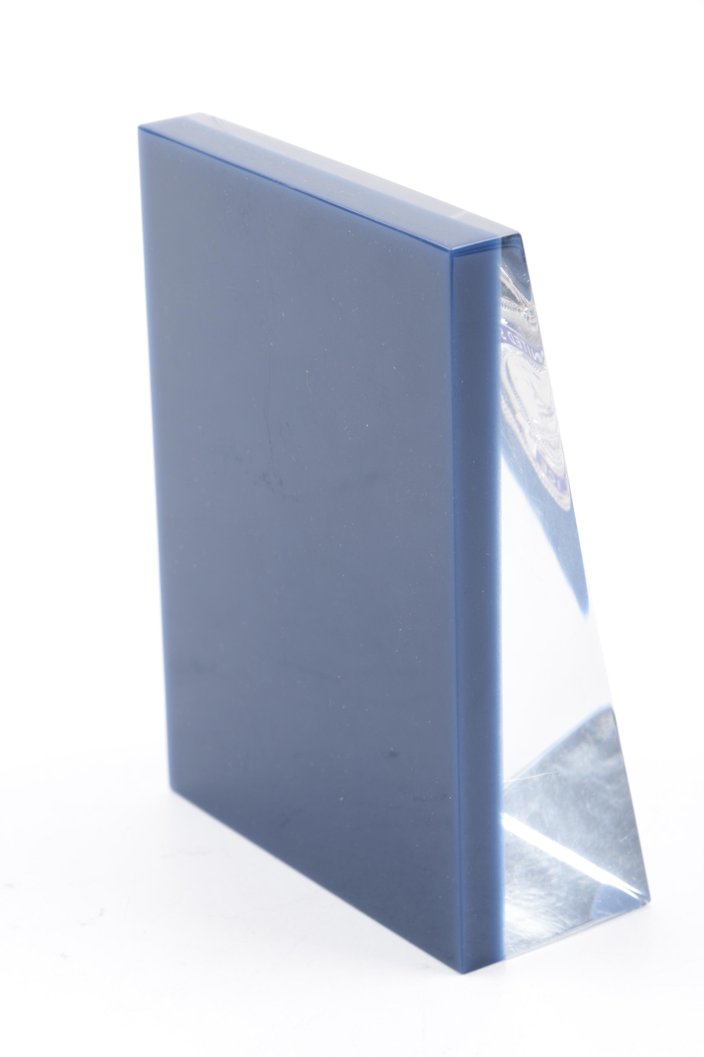 "United States Capitol Police" Badge Paperweight