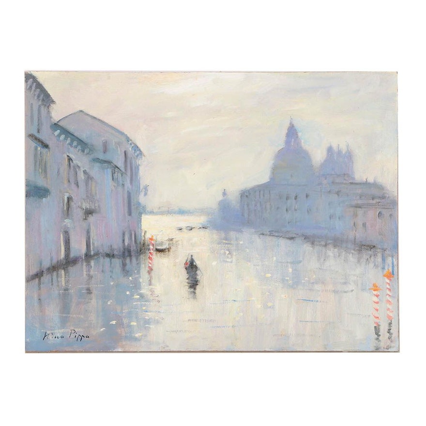 Nino Pippa Oil Painting "Venice - La Salute"