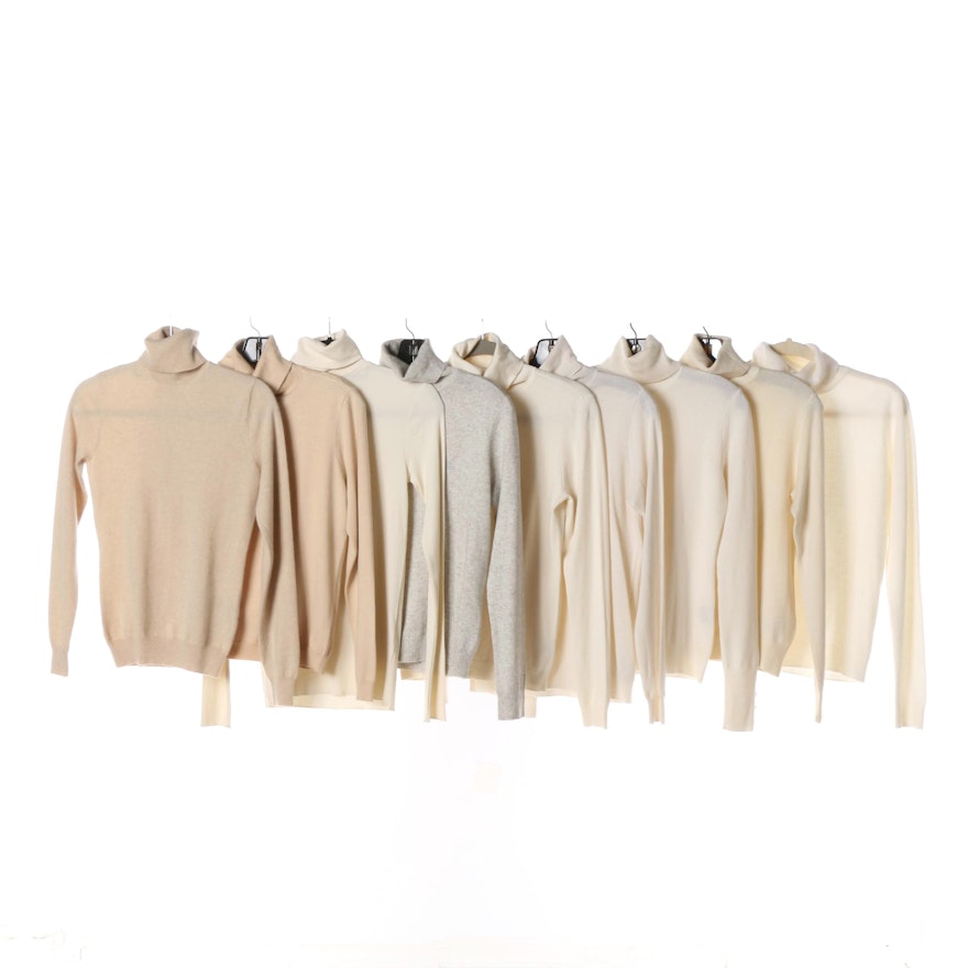 Women's Turtleneck Sweaters Including Ralph Lauren and Brooks Brothers