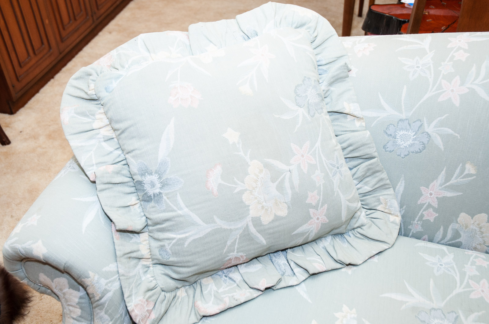 Floral Upholstered Sofa by Schweiger