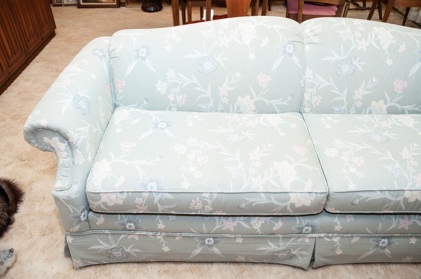 Floral Upholstered Sofa by Schweiger