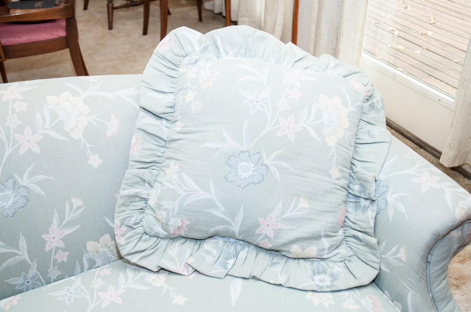 Floral Upholstered Sofa by Schweiger