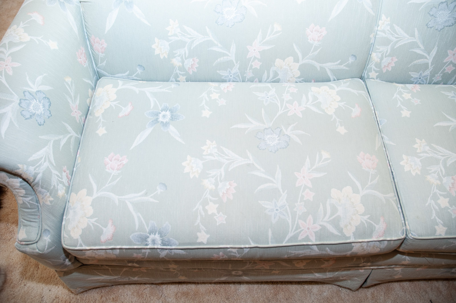 Floral Upholstered Sofa by Schweiger