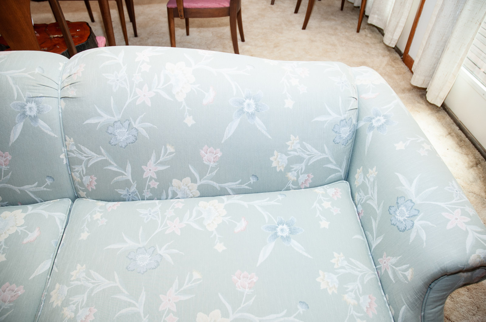 Floral Upholstered Sofa by Schweiger