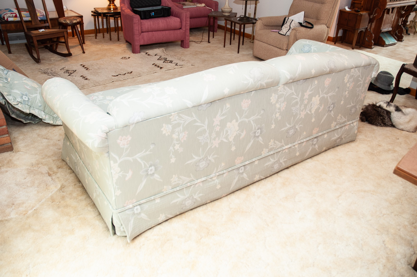 Floral Upholstered Sofa by Schweiger