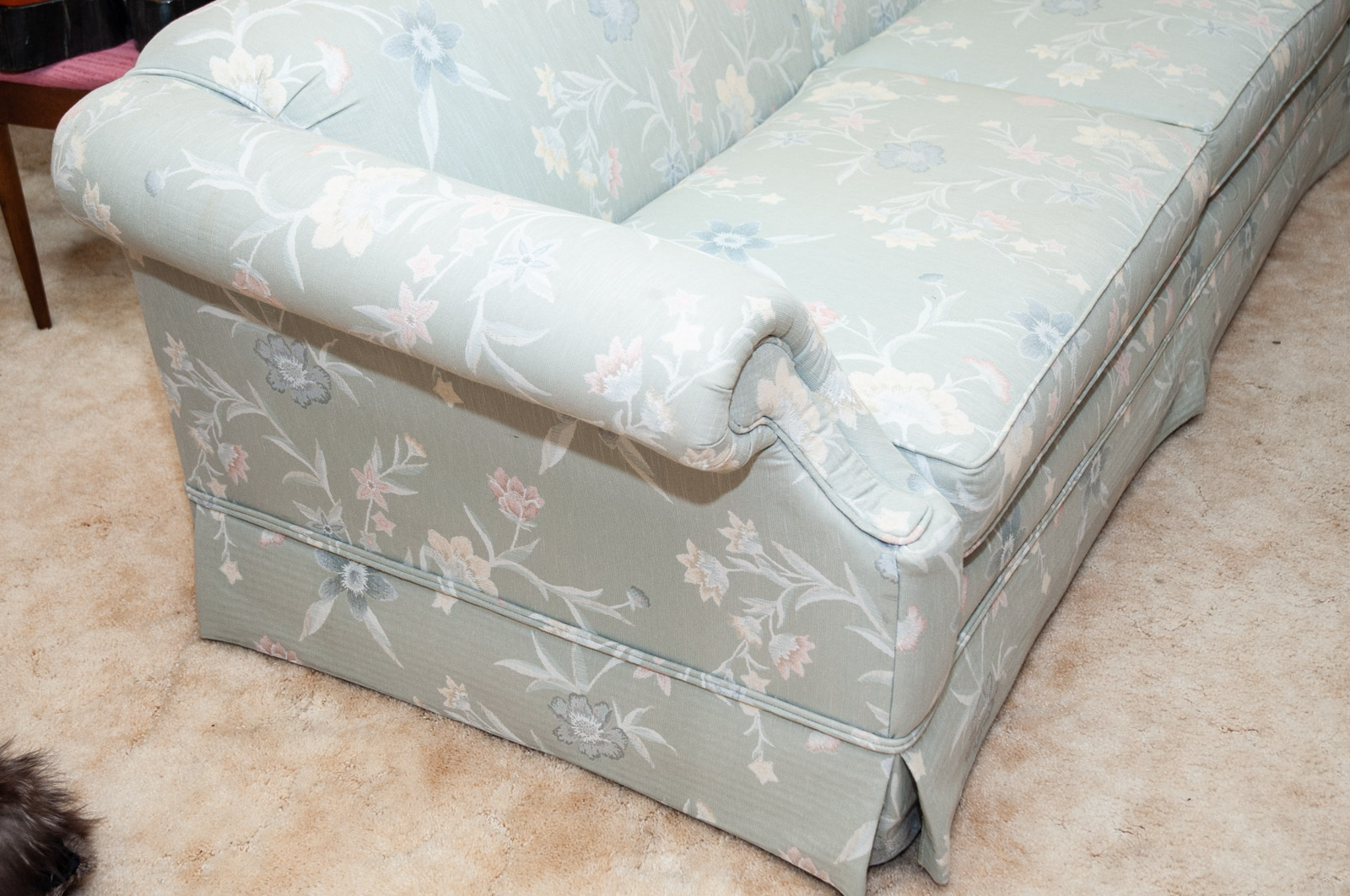 Floral Upholstered Sofa by Schweiger