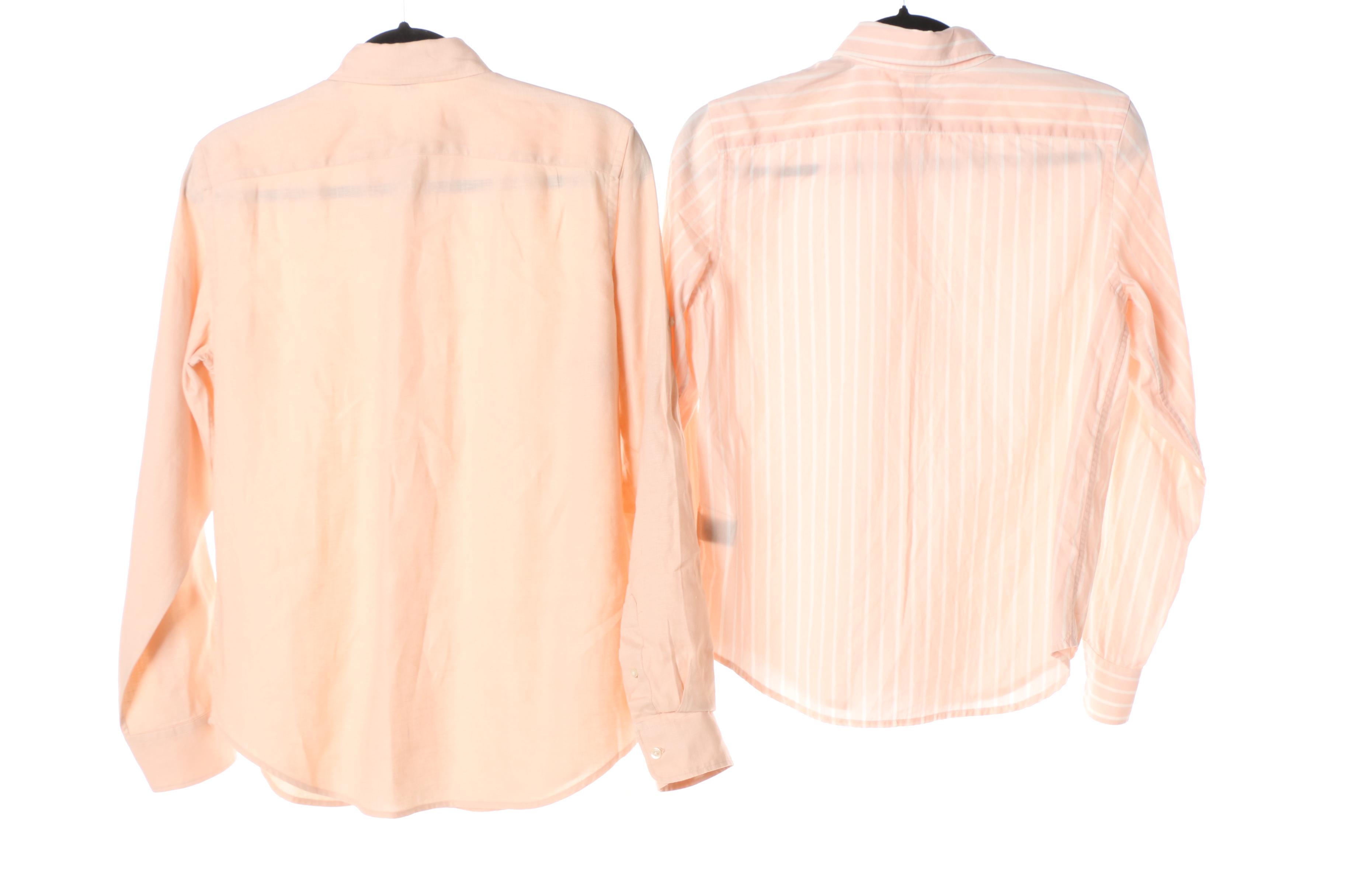 Women's Ralph Lauren, Brooks Brothers and Façonnable Cotton Button-Front Shirts