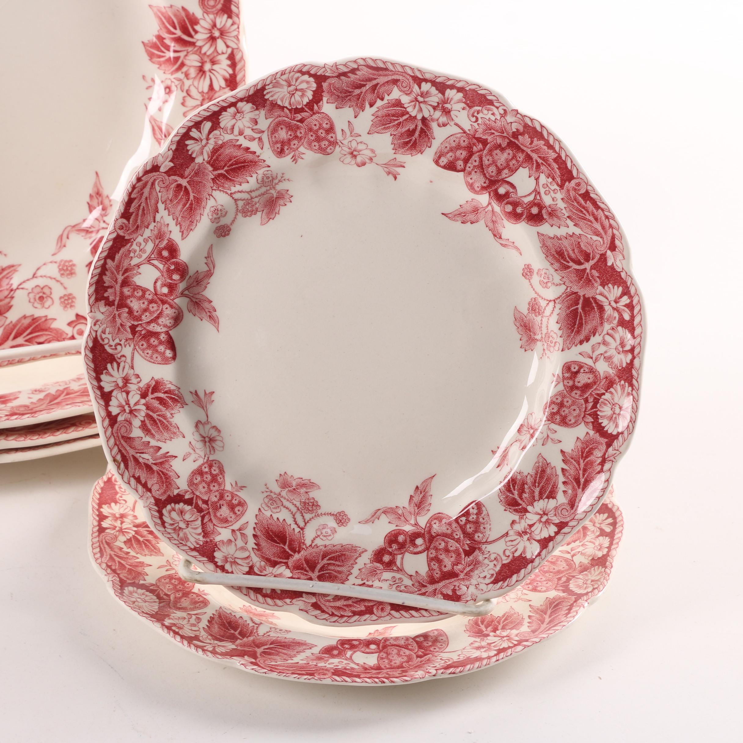 Johnson Brothers "Strawberry Fair" Dinnerware c. 1959-73