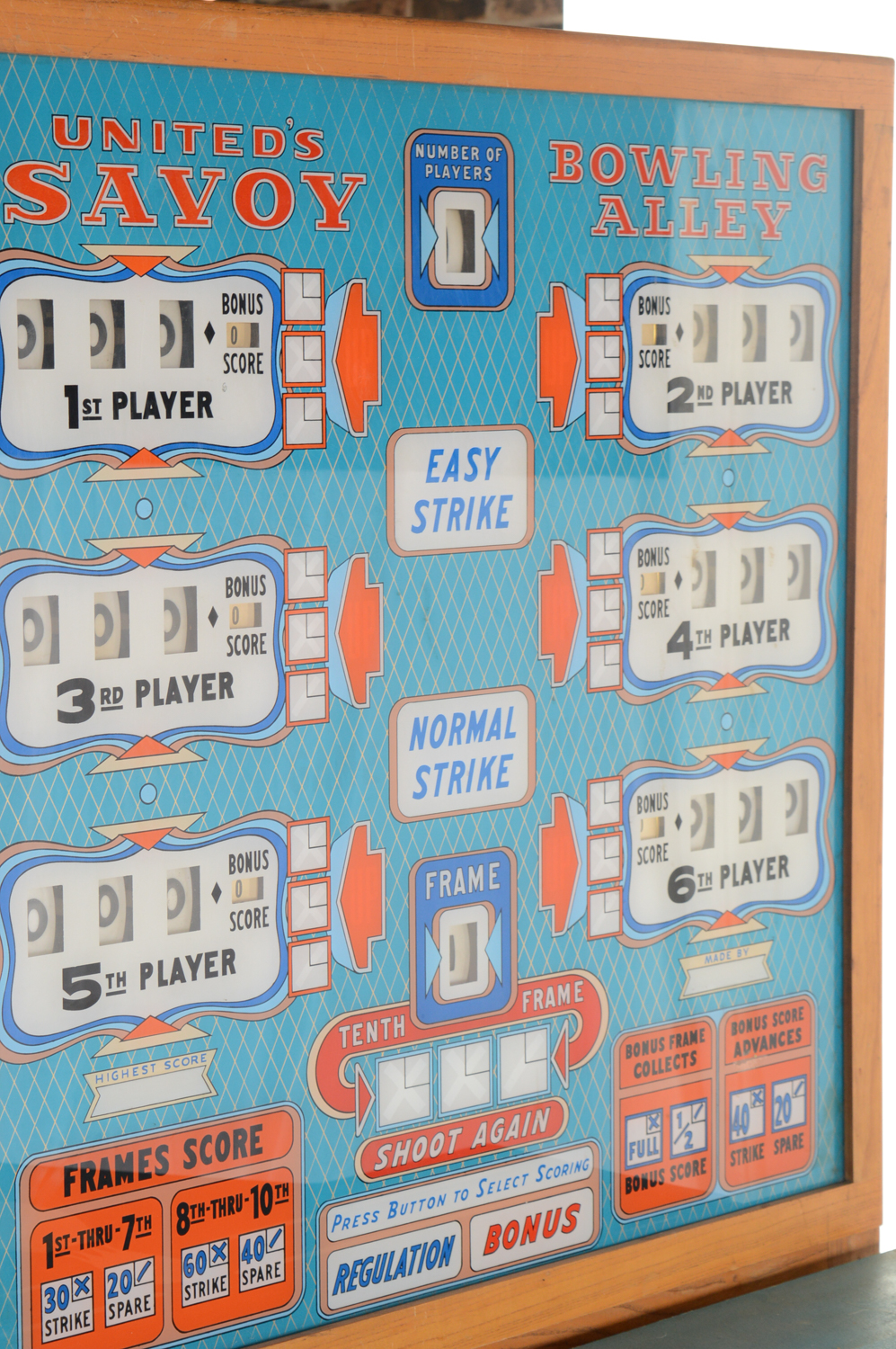 1960s United Savoy Coin Operated Bowling Alley