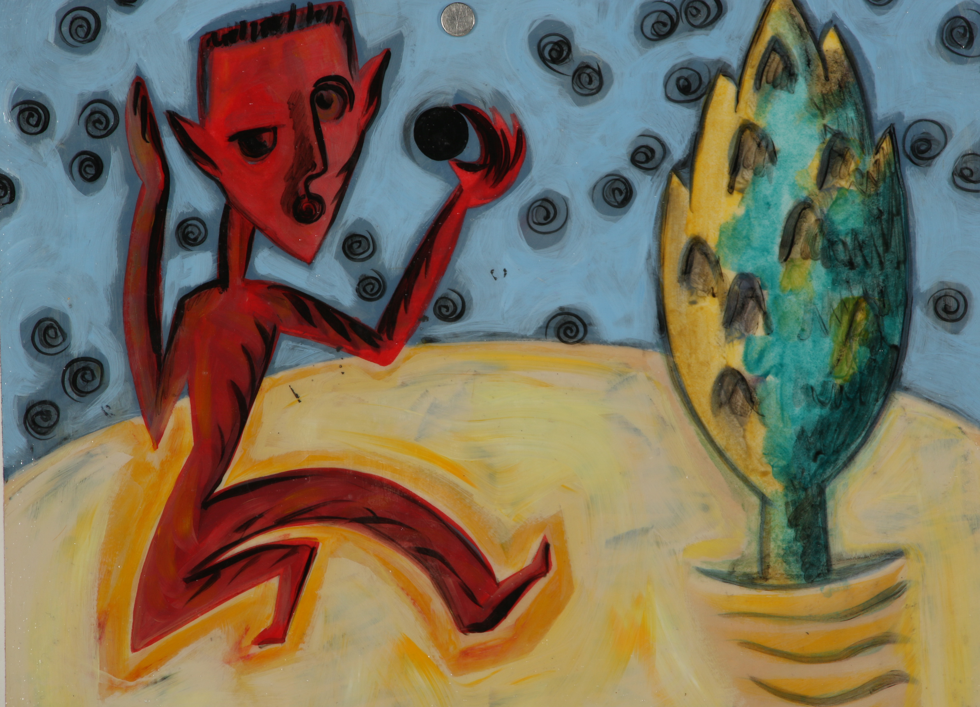 Merle Rosen Acrylic Painting