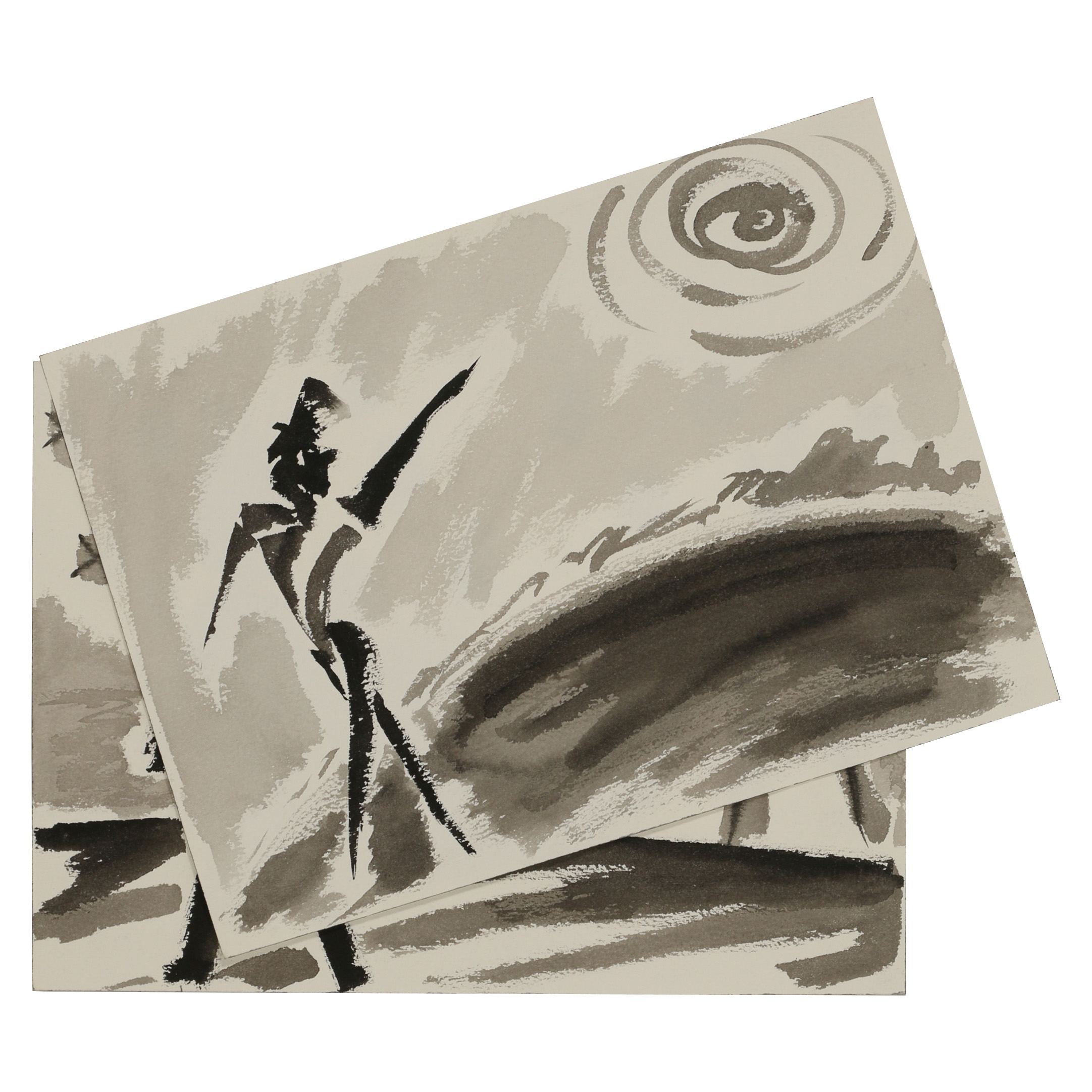 Merle Rosen Ink Paintings