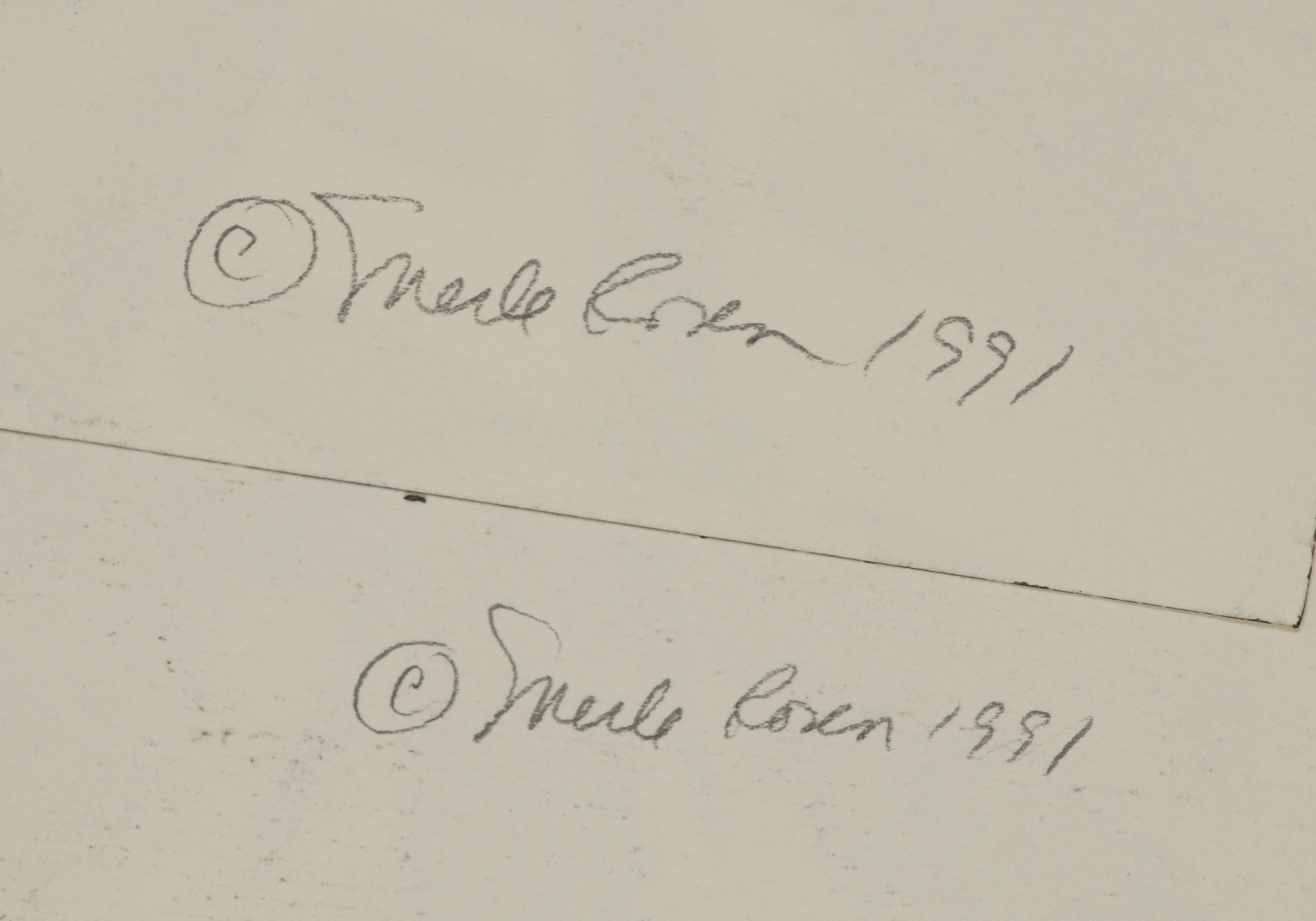 Merle Rosen Ink Paintings