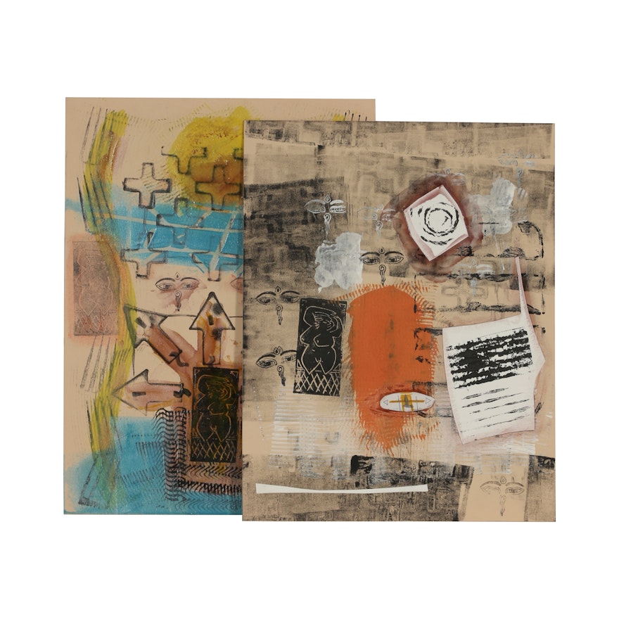 Merle Rosen Mixed Media Compositions