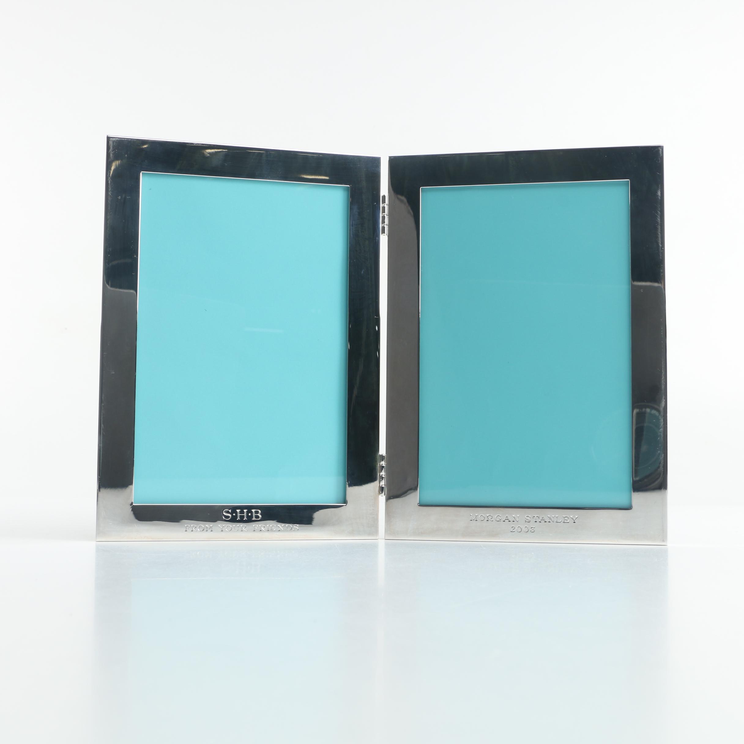 Tiffany & Co. Sterling Silver Double Picture Frame