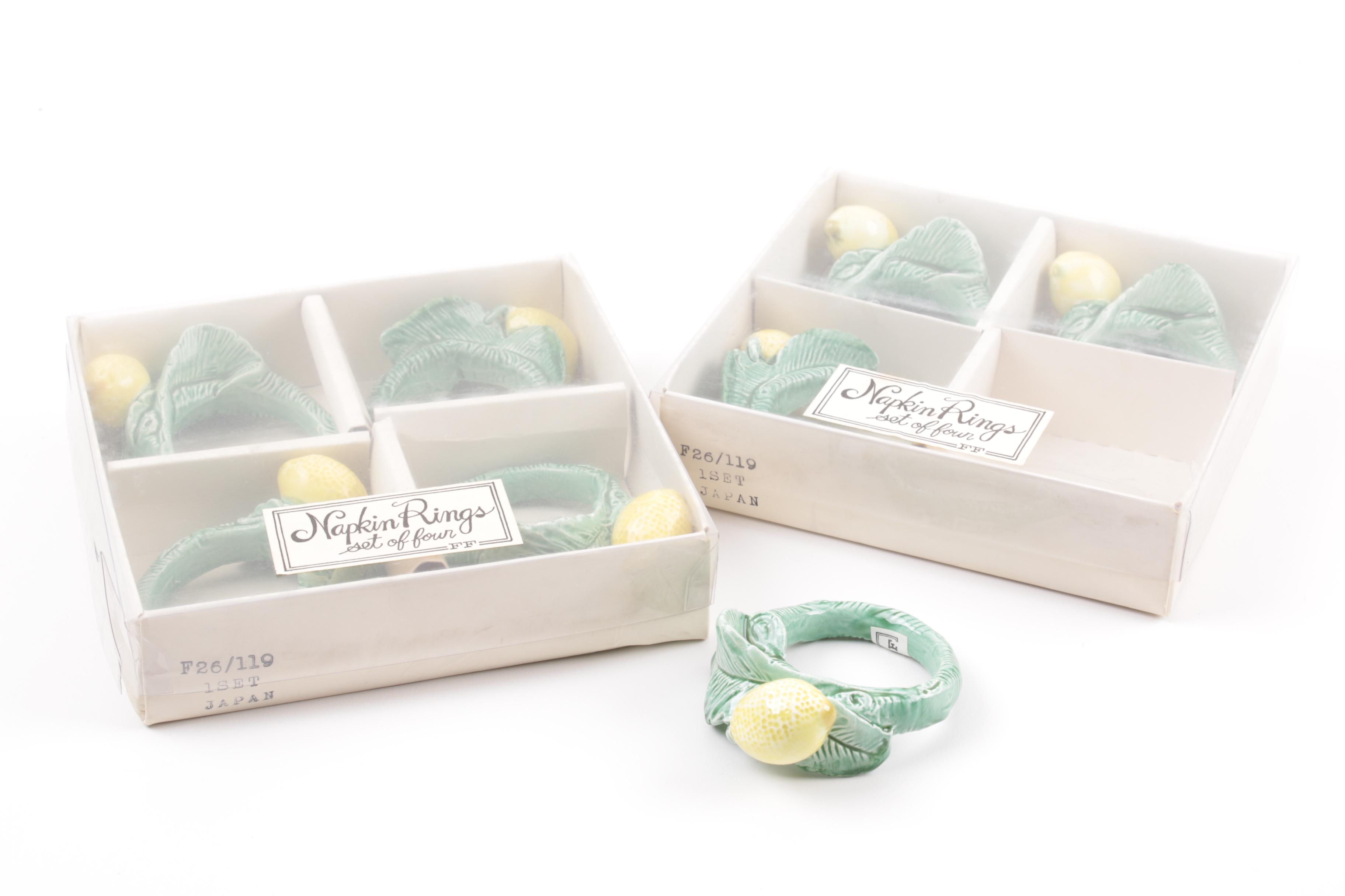 Franz Collection Lemon Tea Set And Tray