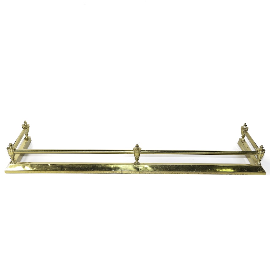 Brass Fireplace Fender