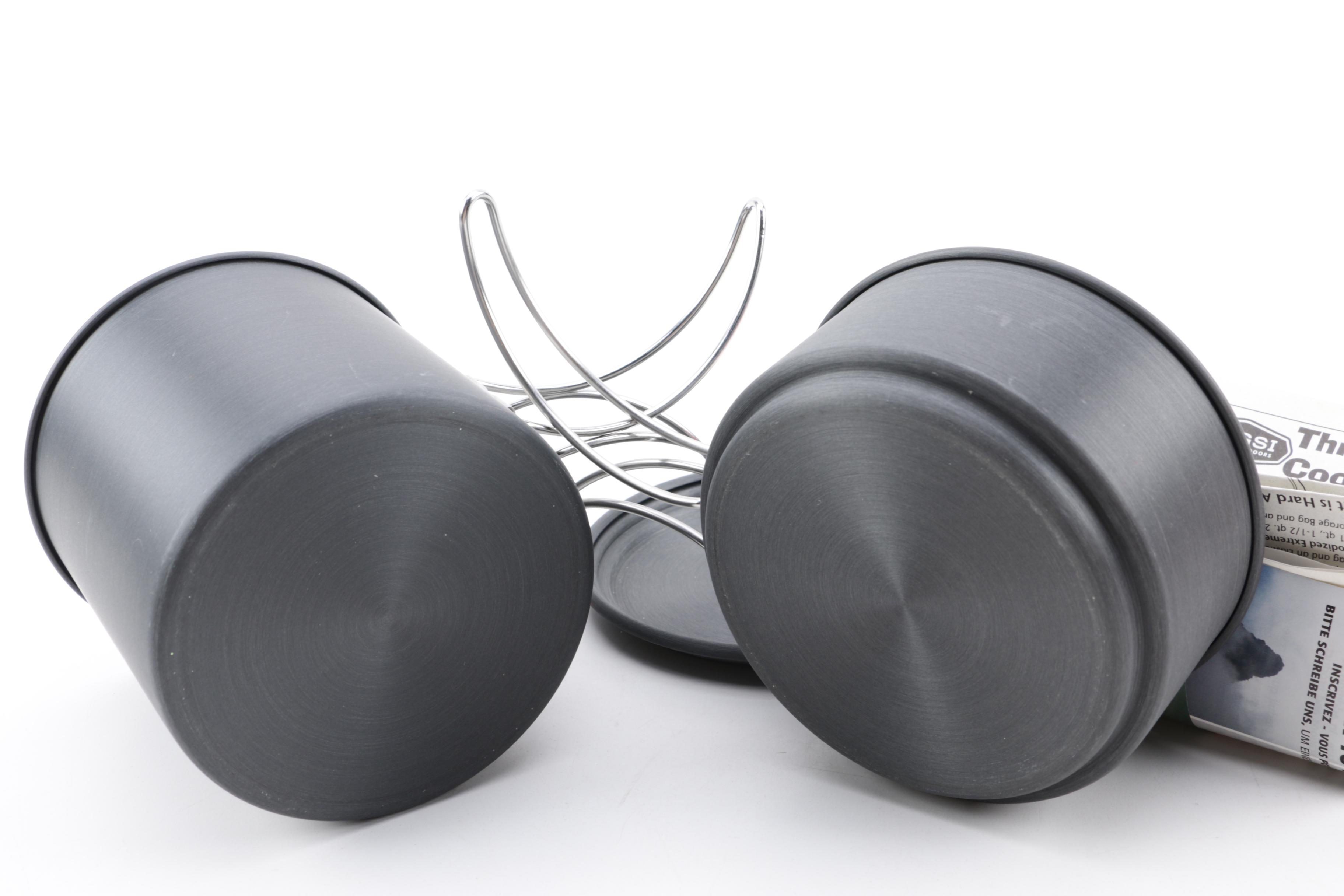 GSI Camping Cookware and MSR Pocket Rocket Stove