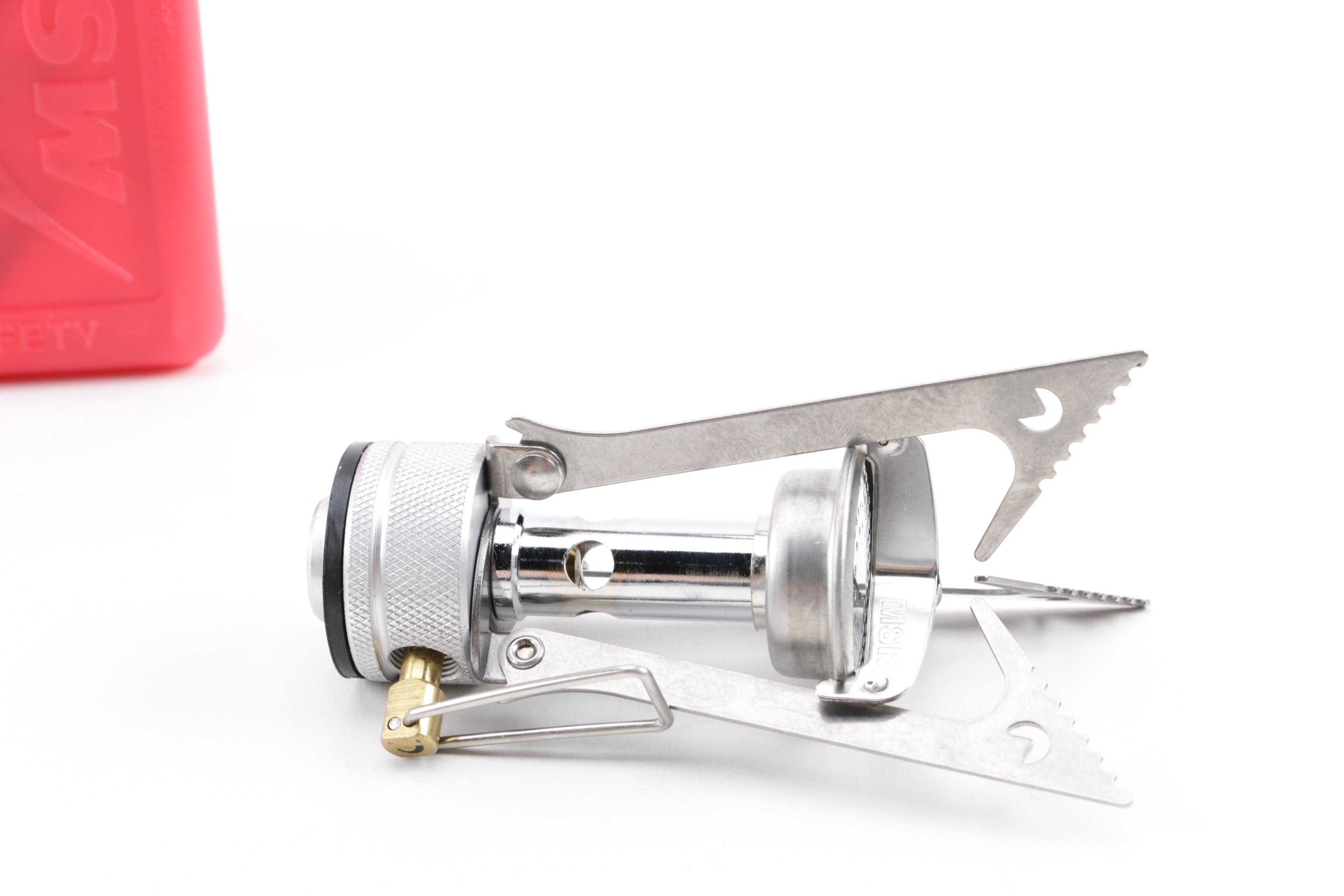 GSI Camping Cookware and MSR Pocket Rocket Stove