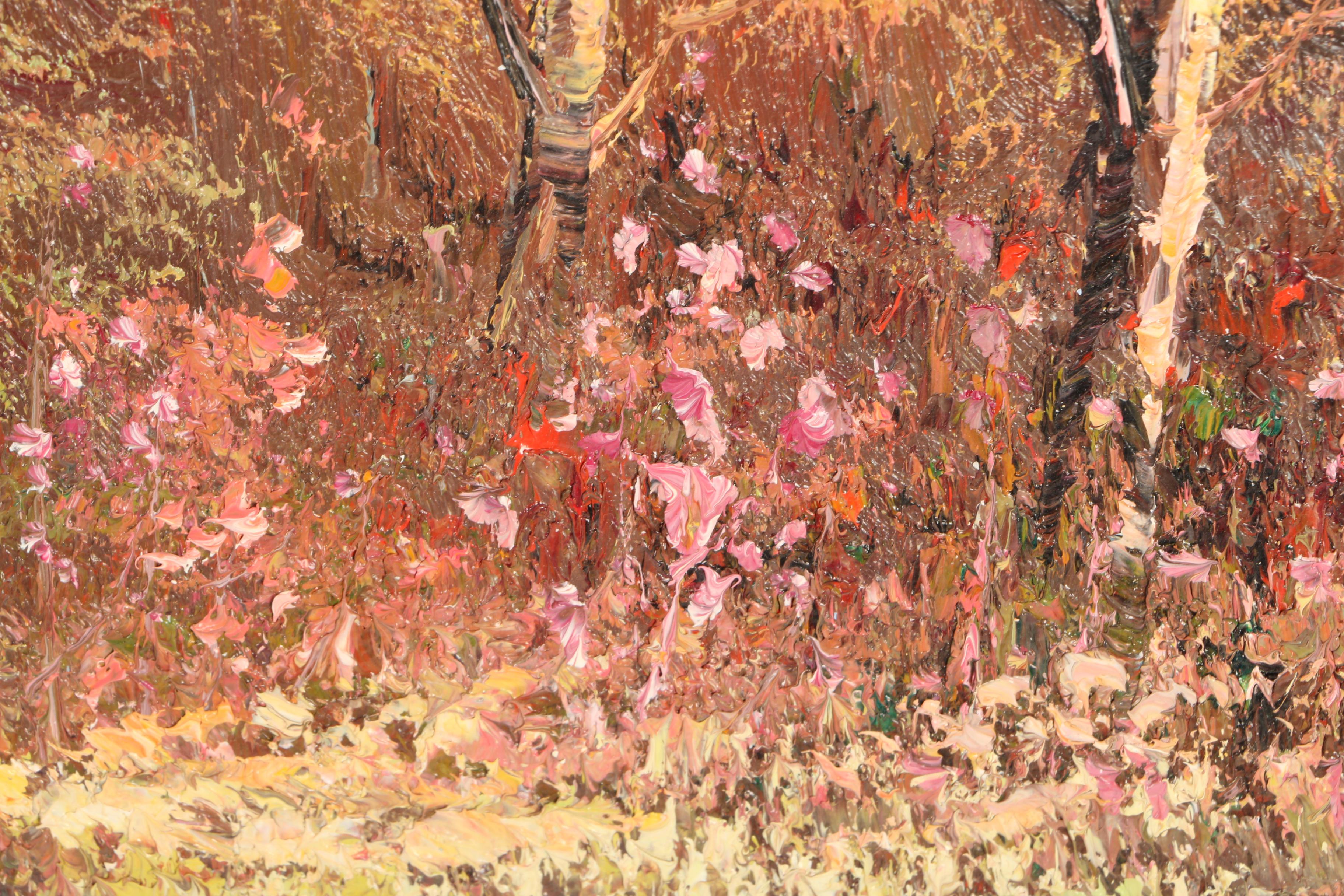 W. Chapman Oil Painting of Alpine Landscape