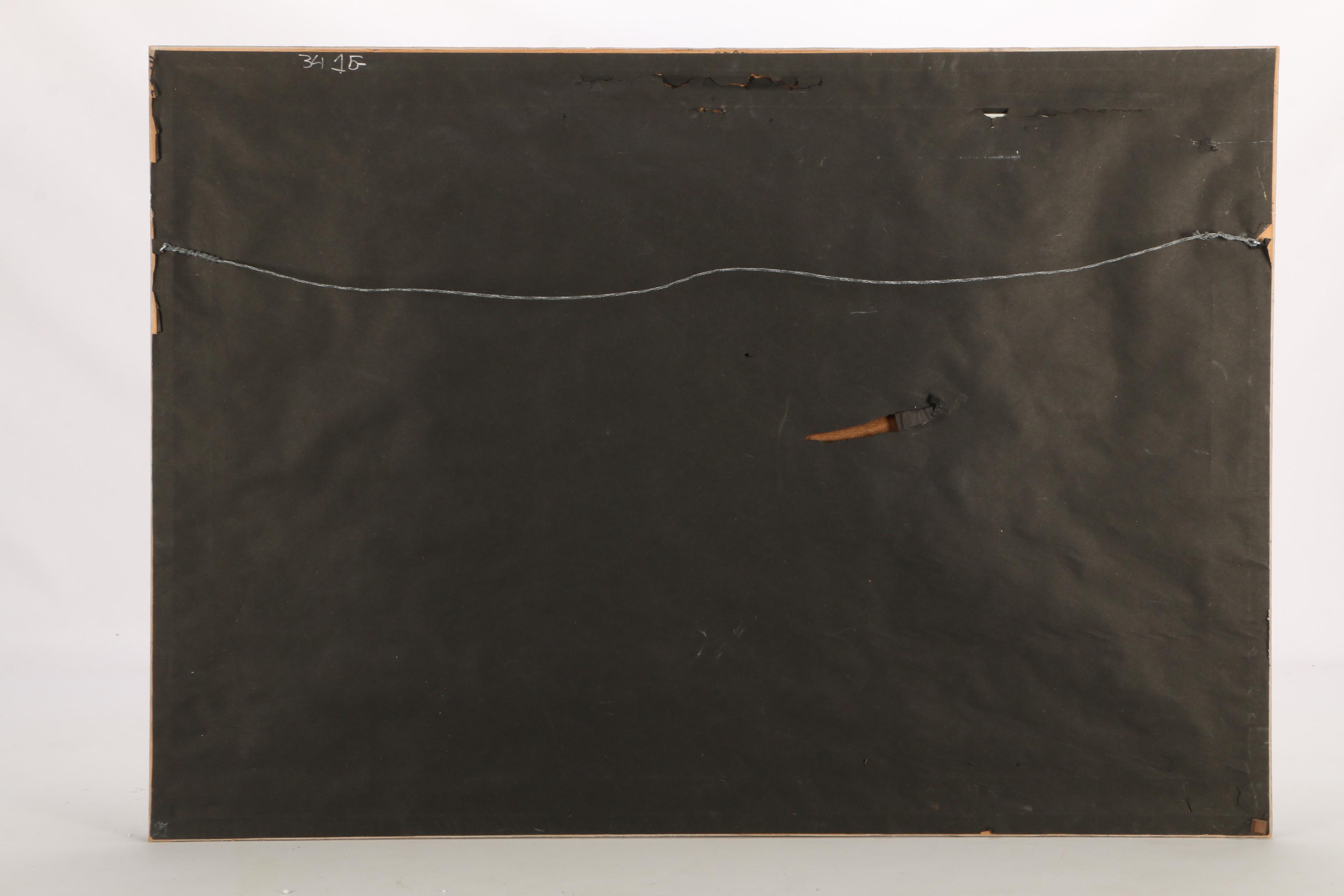 W. Chapman Oil Painting of Alpine Landscape