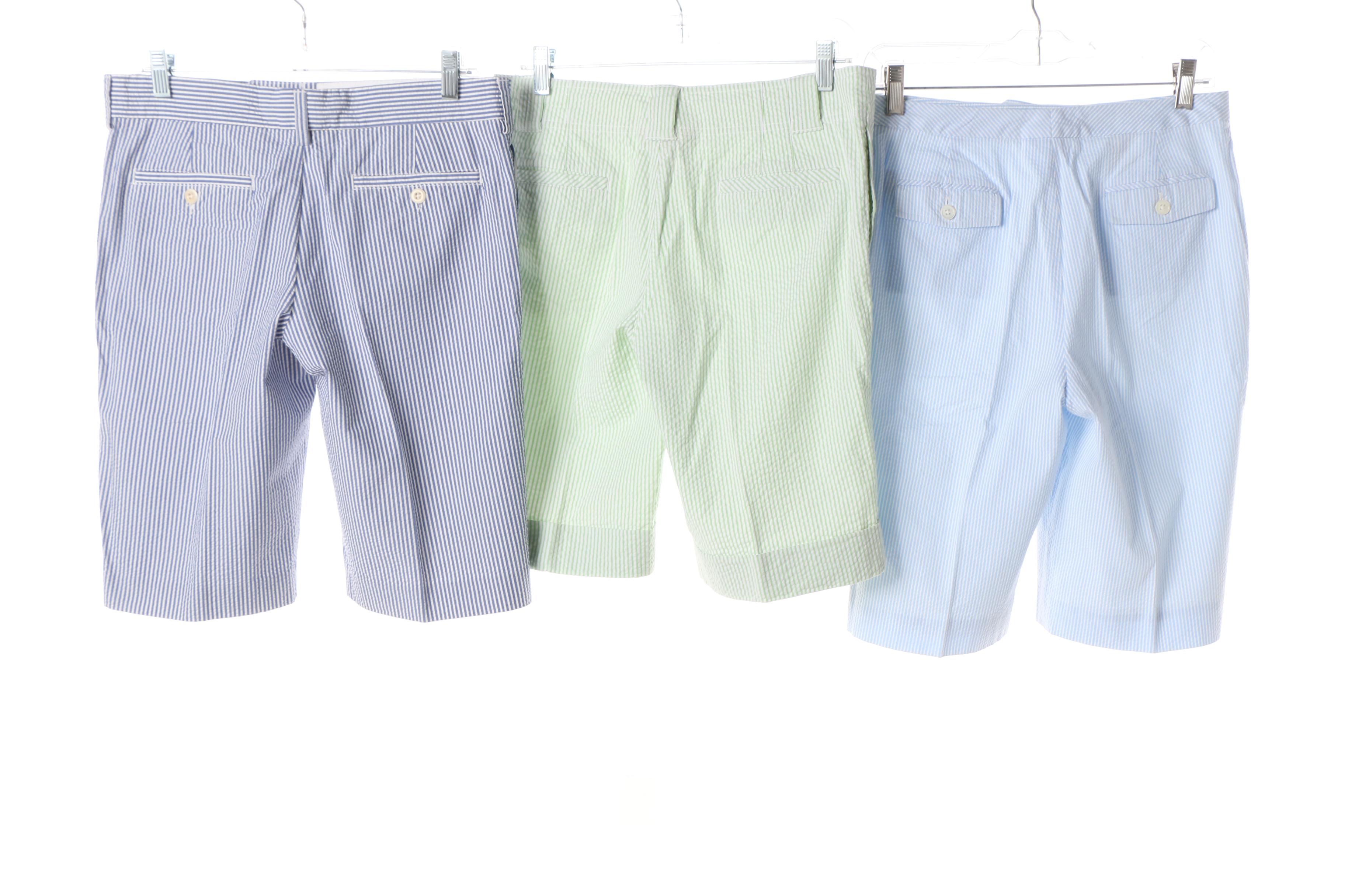 Women's Seersucker and Cotton Blend Shorts Including Lilly Pulitzer