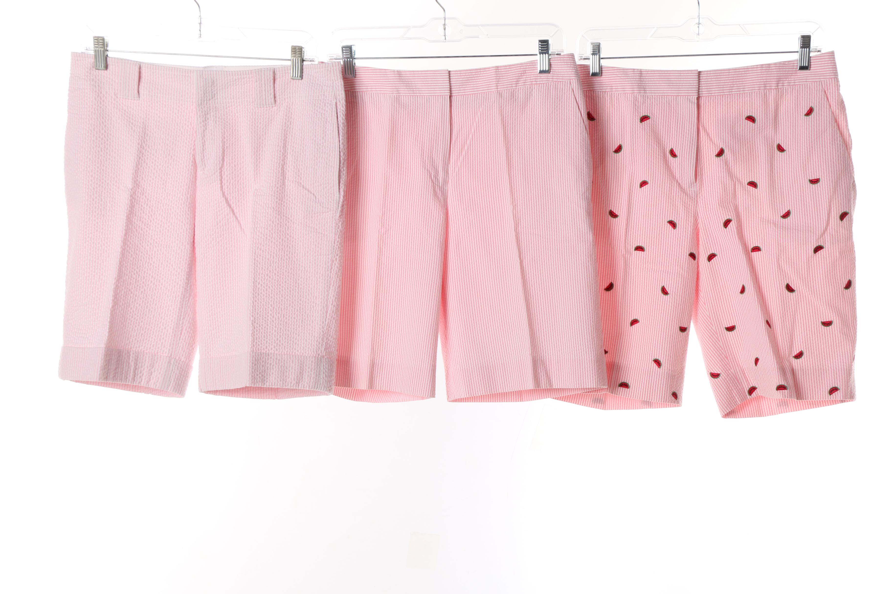 Women's Seersucker and Cotton Blend Shorts Including Lilly Pulitzer