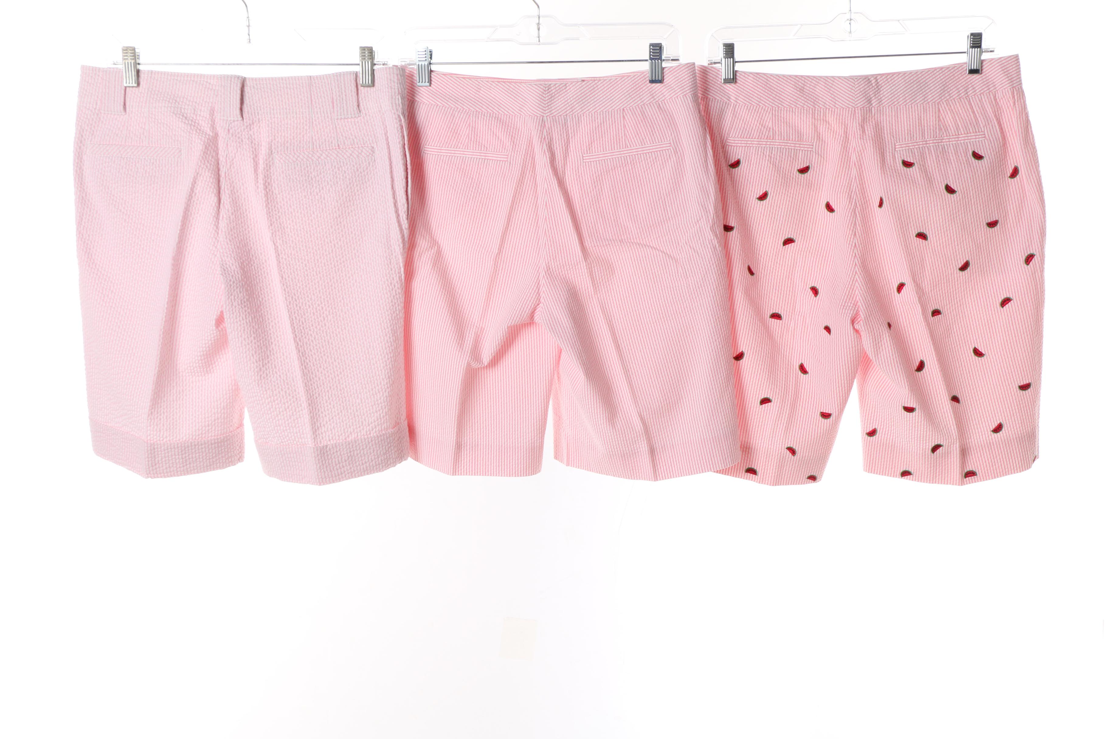 Women's Seersucker and Cotton Blend Shorts Including Lilly Pulitzer