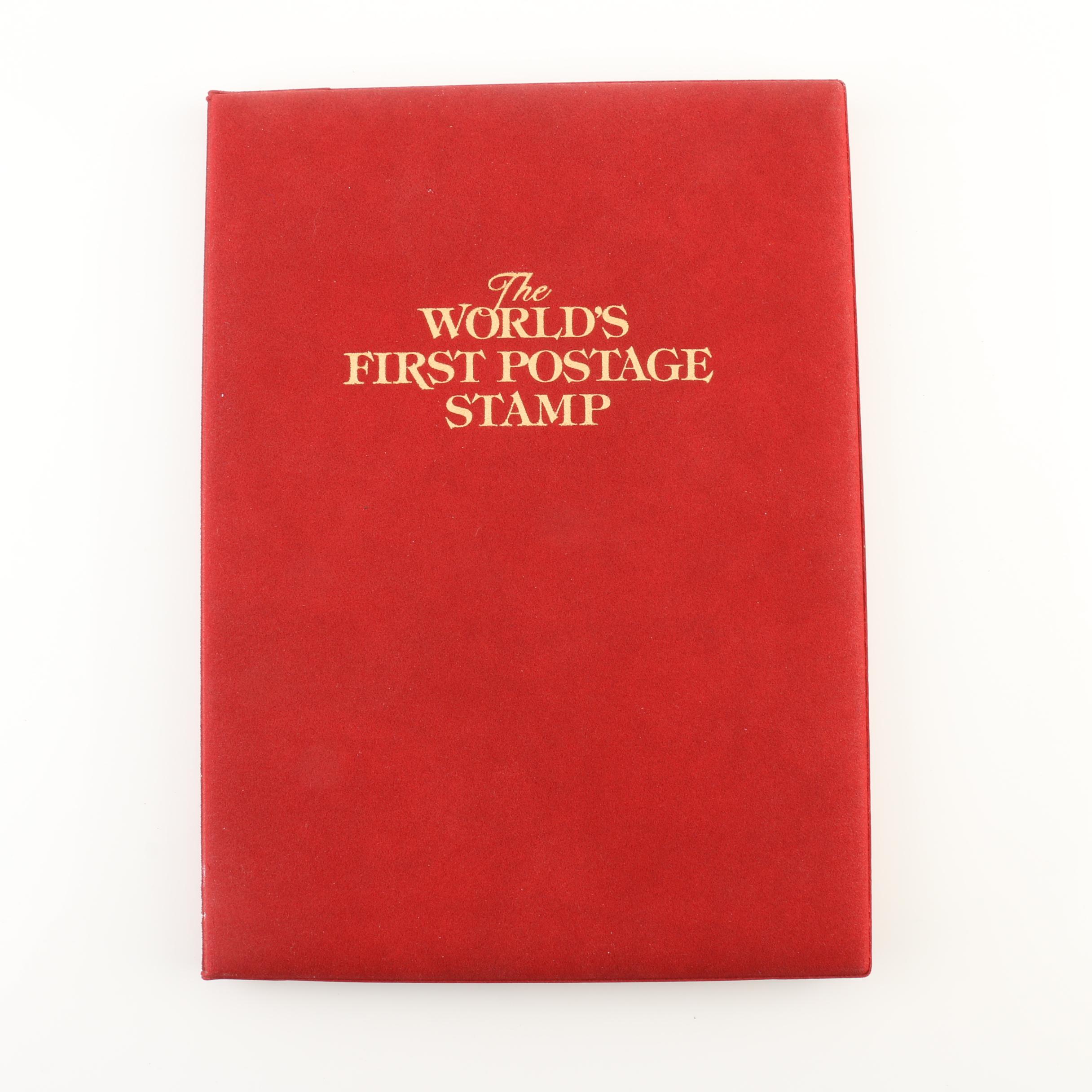 The "Penny Black" World's First Postage Stamp Set