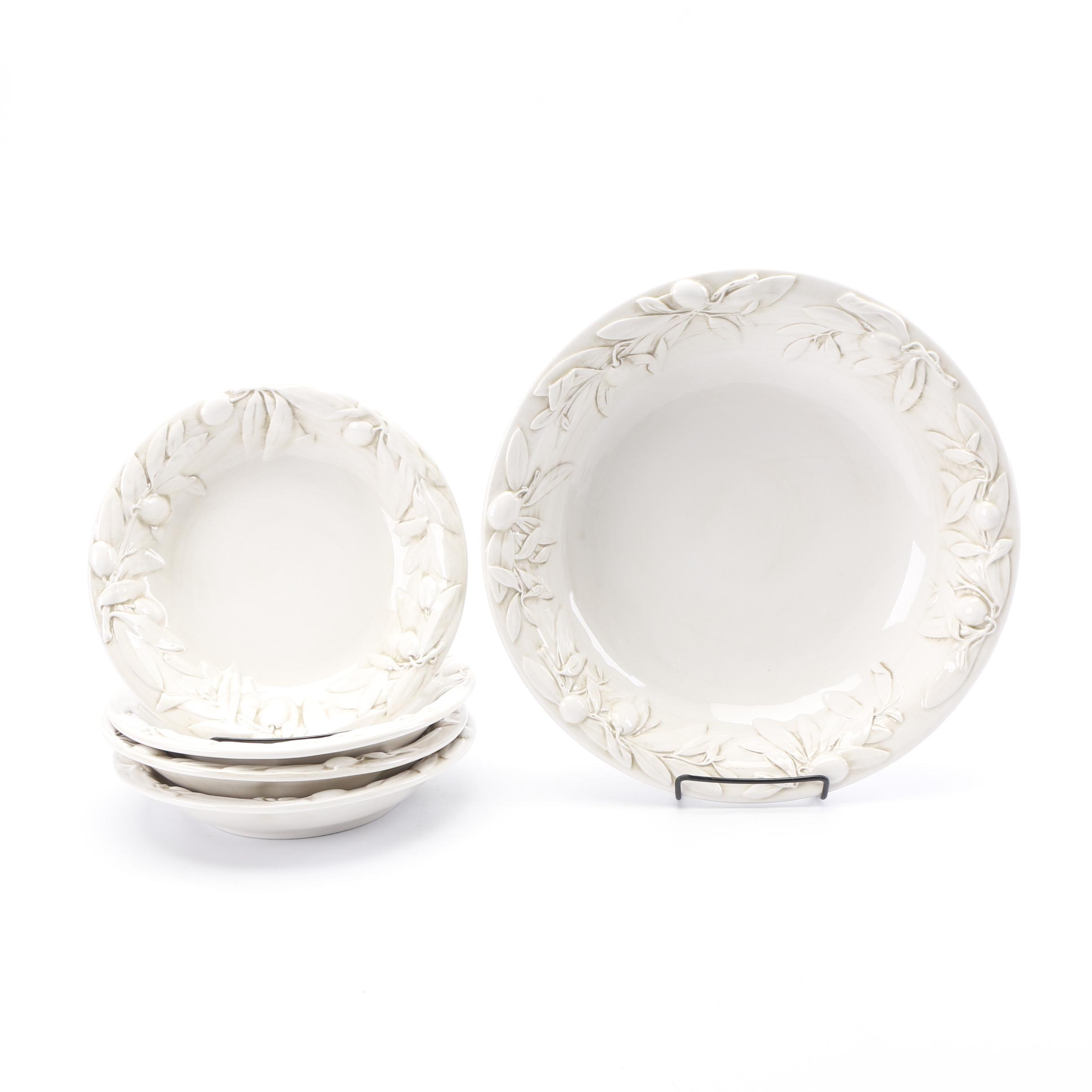 Williams-Sonoma "Tuscan Olive" Ceramic Dinnerware