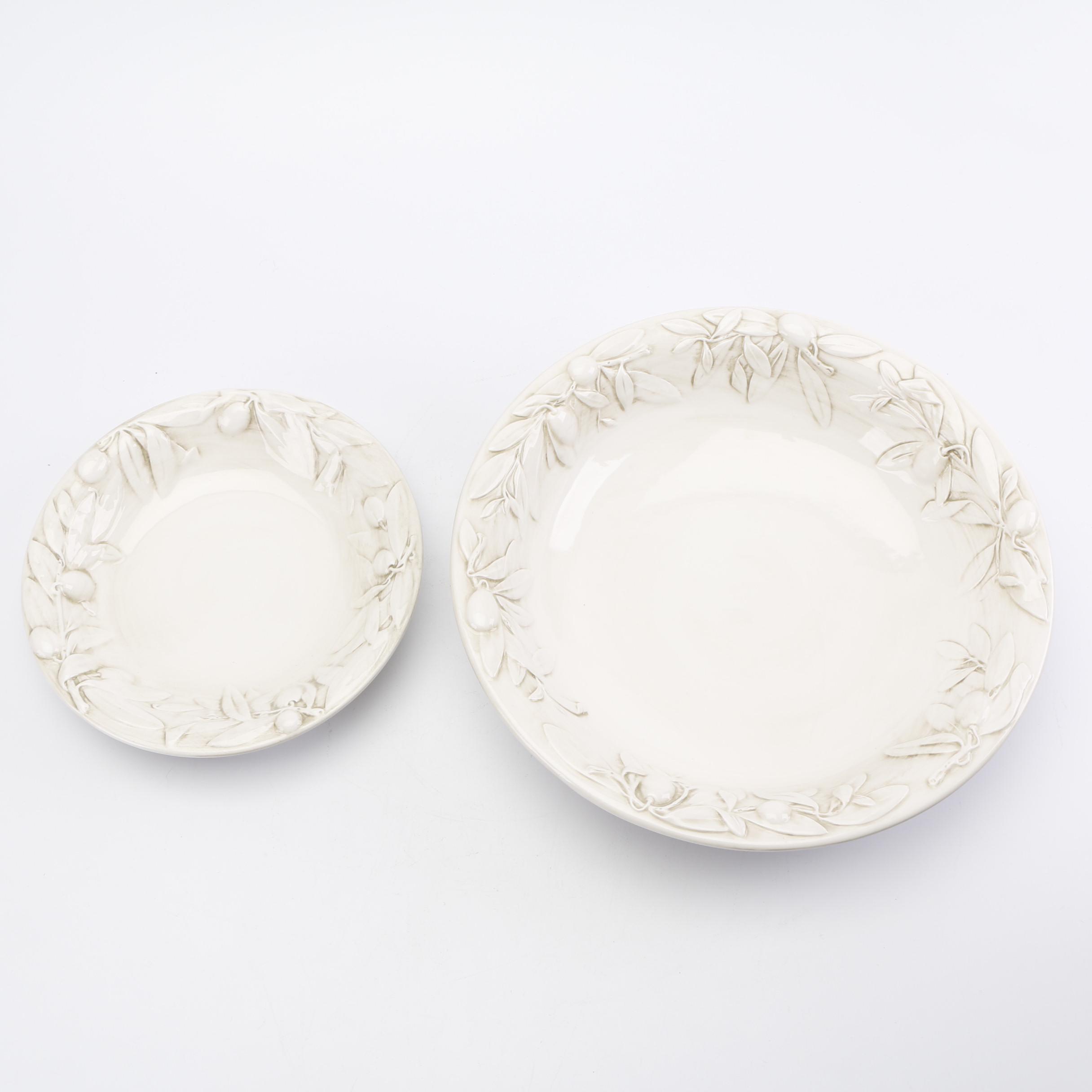 Williams-Sonoma "Tuscan Olive" Ceramic Dinnerware