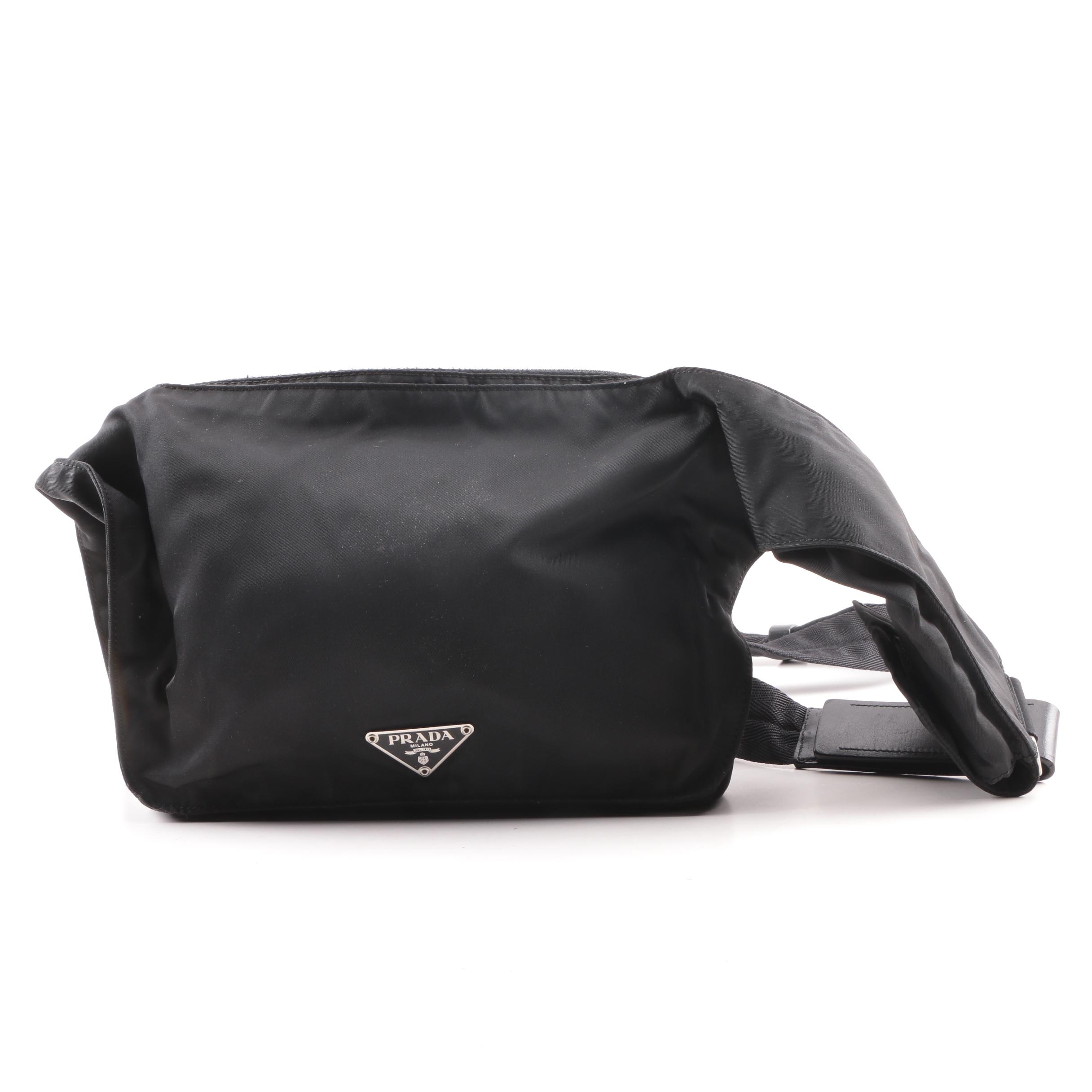 Prada Black Nylon Crossbody