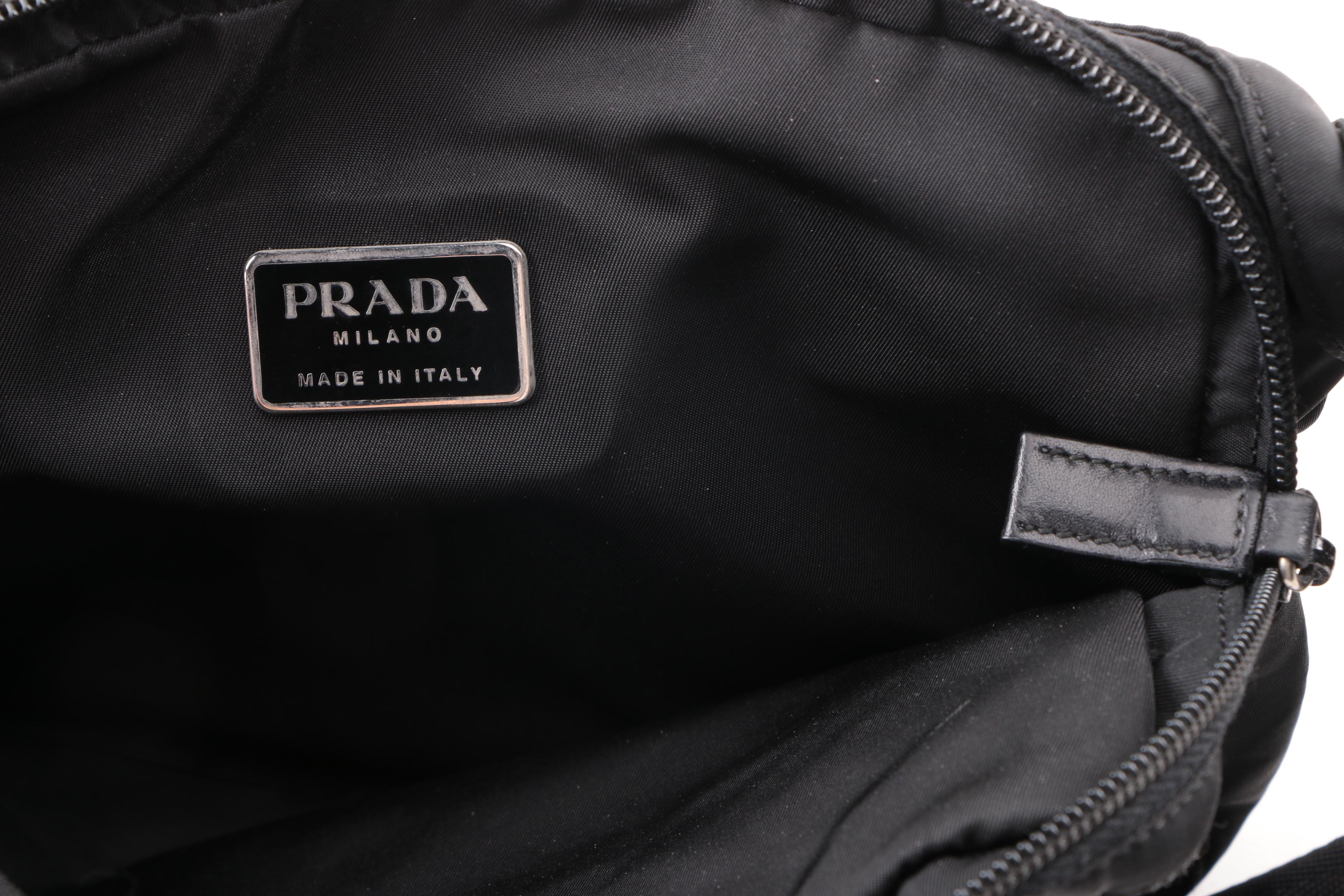Prada Black Nylon Crossbody
