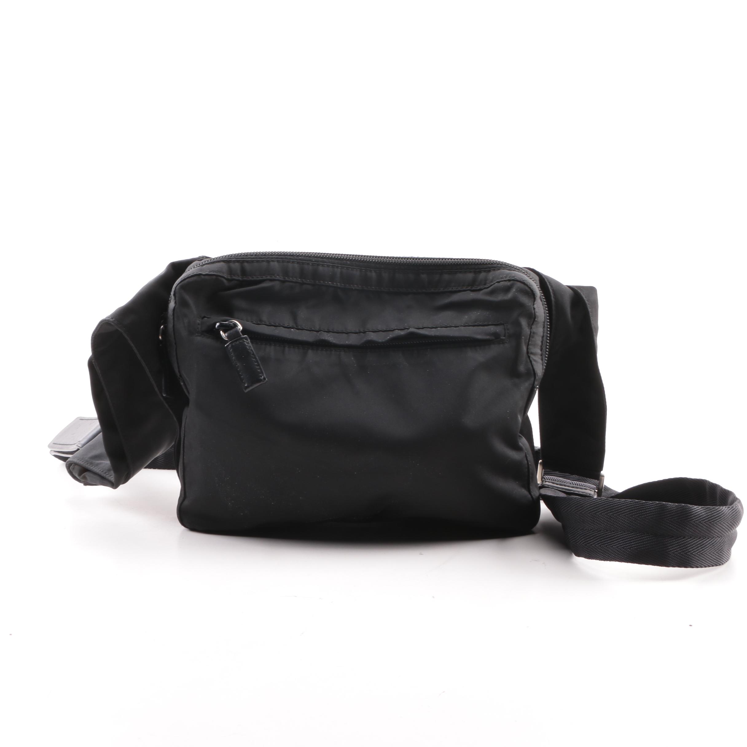 Prada Black Nylon Crossbody