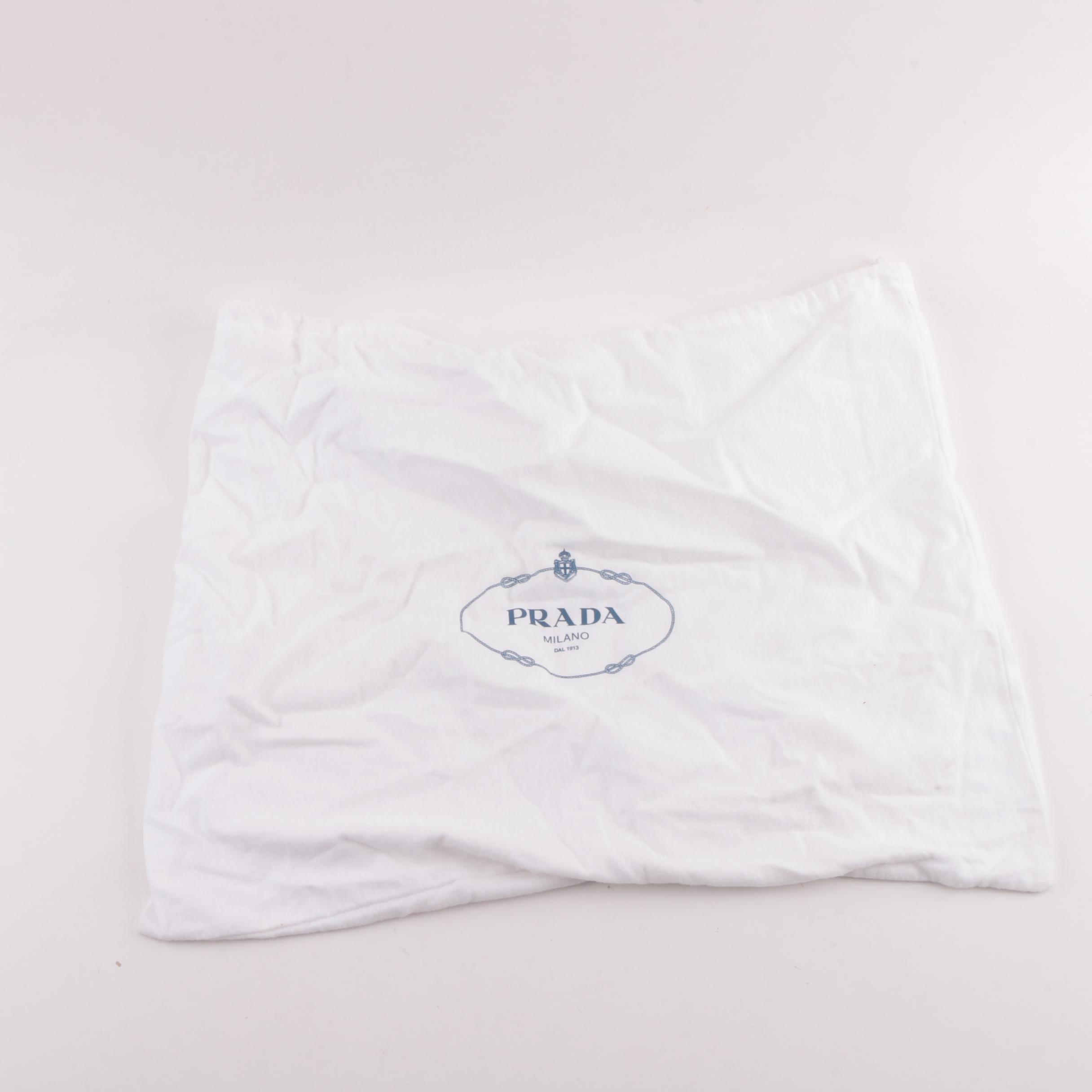 Prada Brown Leather Shoulder Satchel