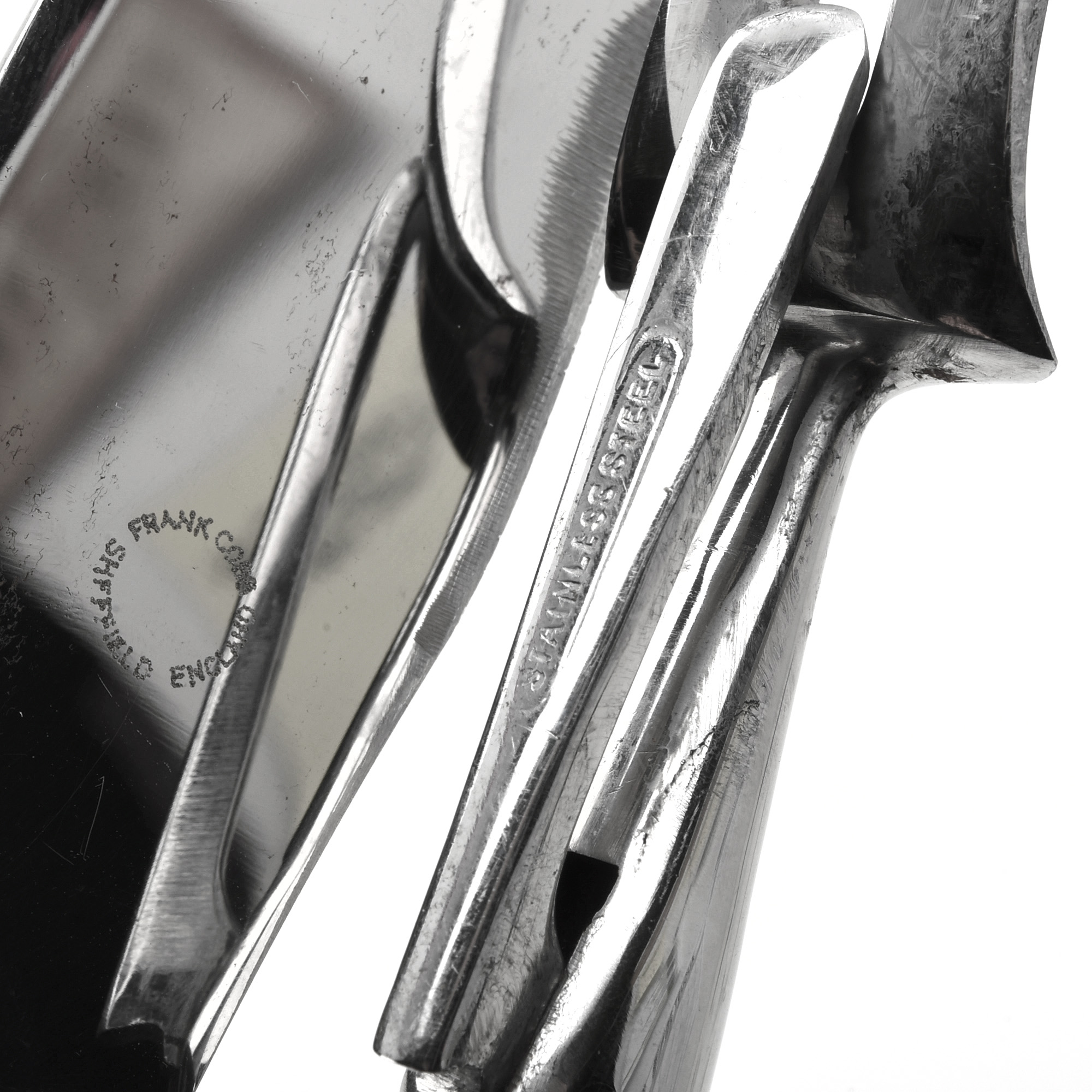 Georg Jensen Sterling Silver Handled "Acorn" Carving Knife and Fork Set