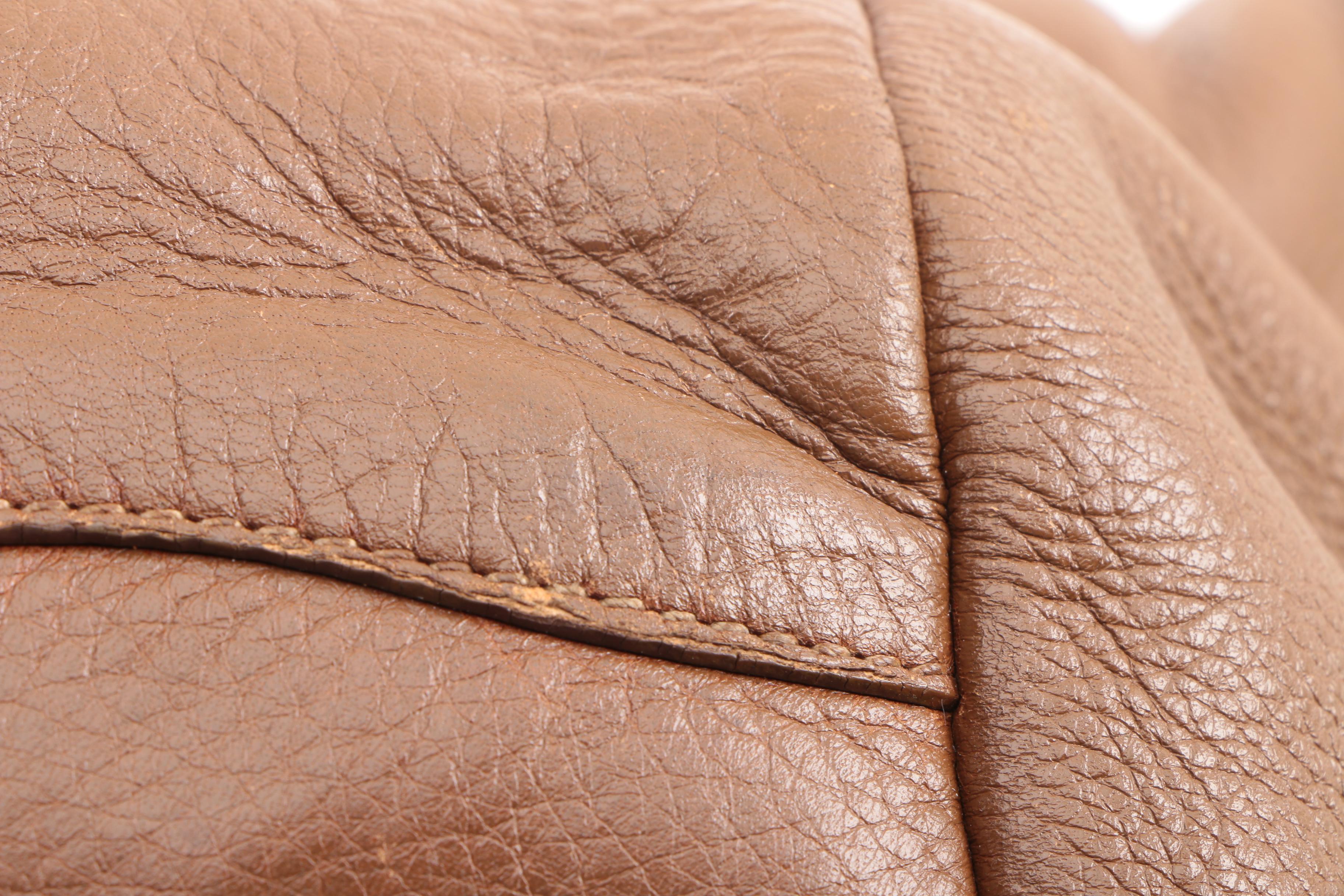 Prada Brown Leather Shoulder Satchel