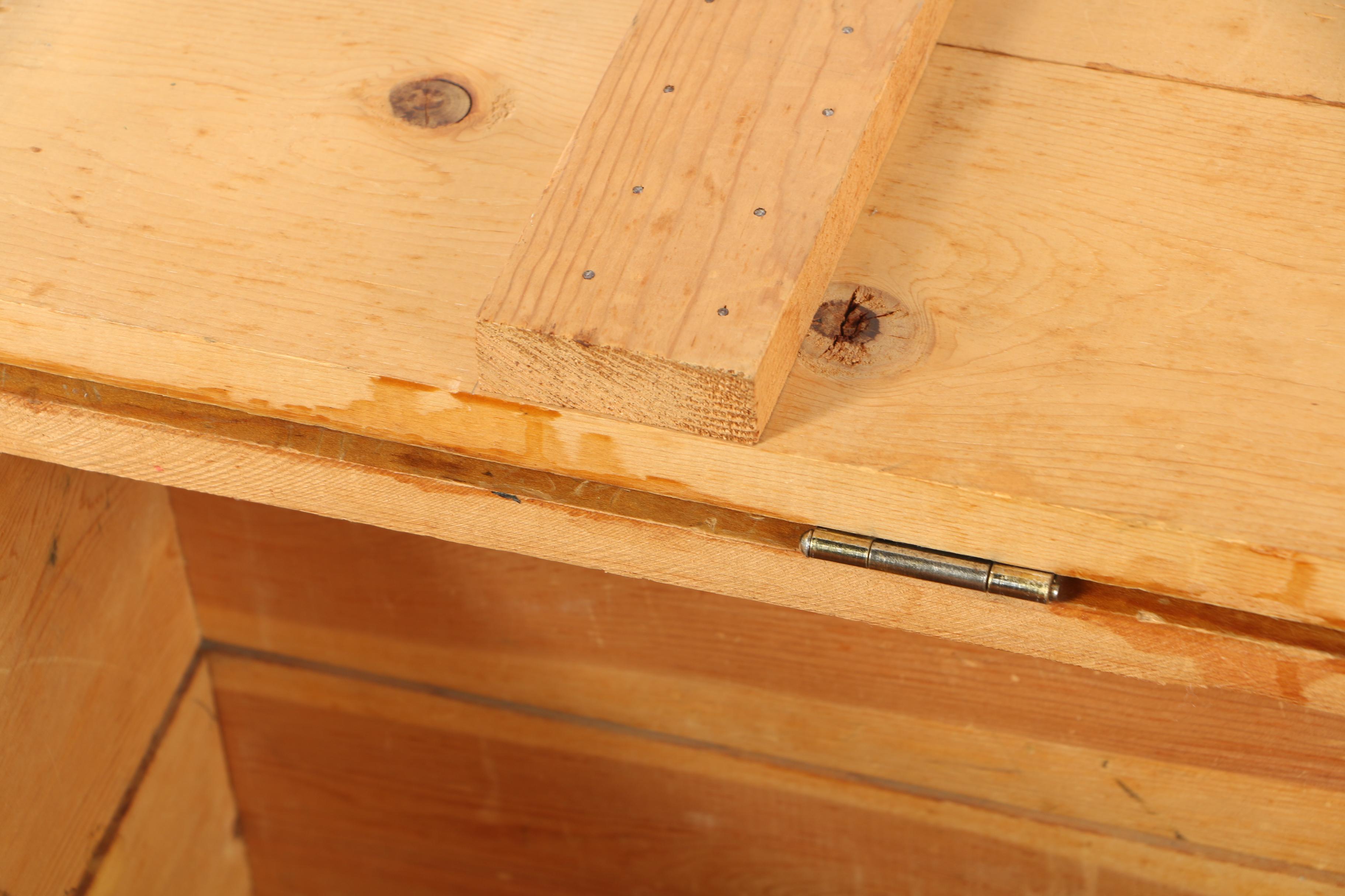 Vintage Pine Storage Chest