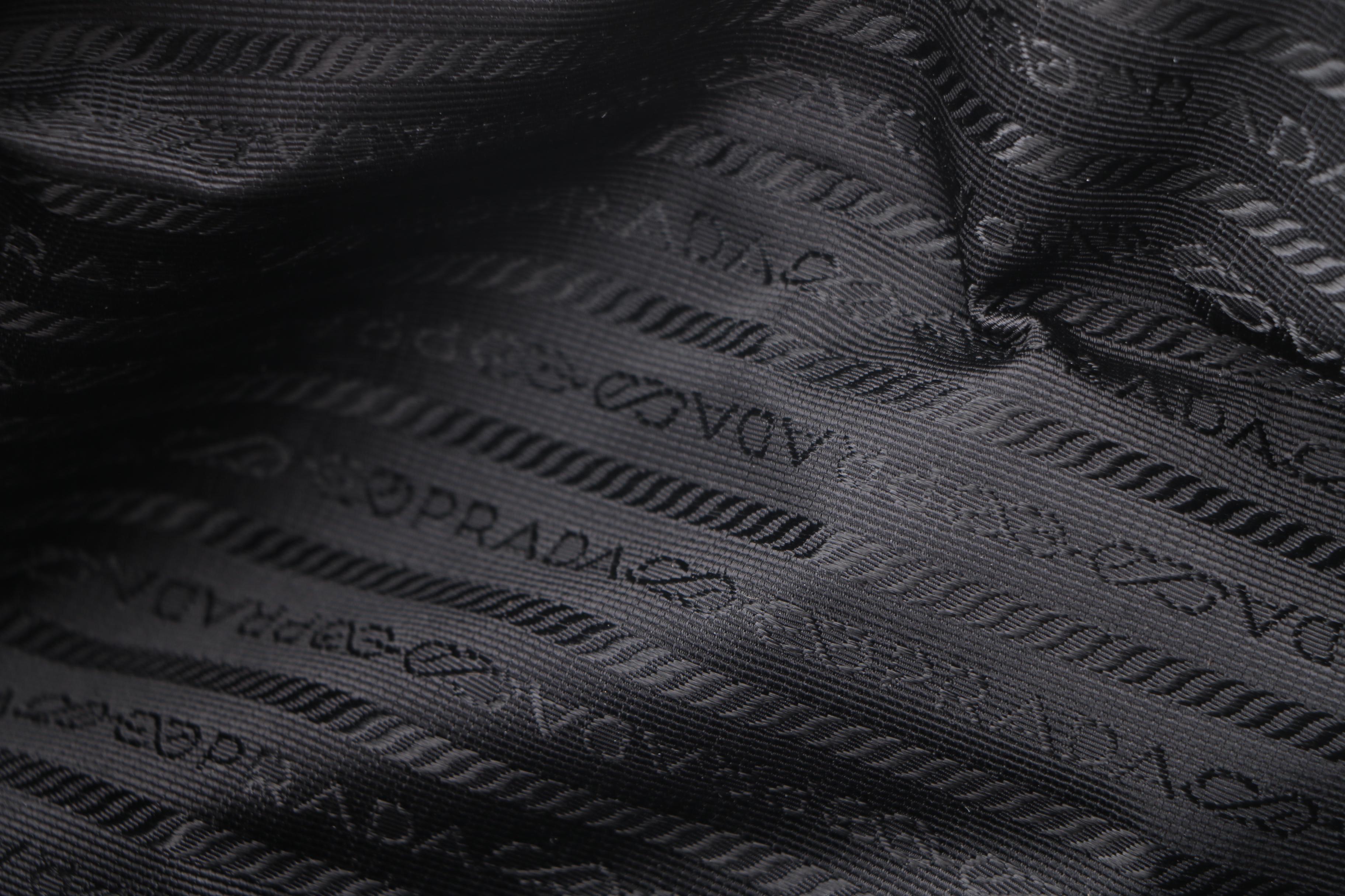 Prada Black Pebbled Leather Briefcase