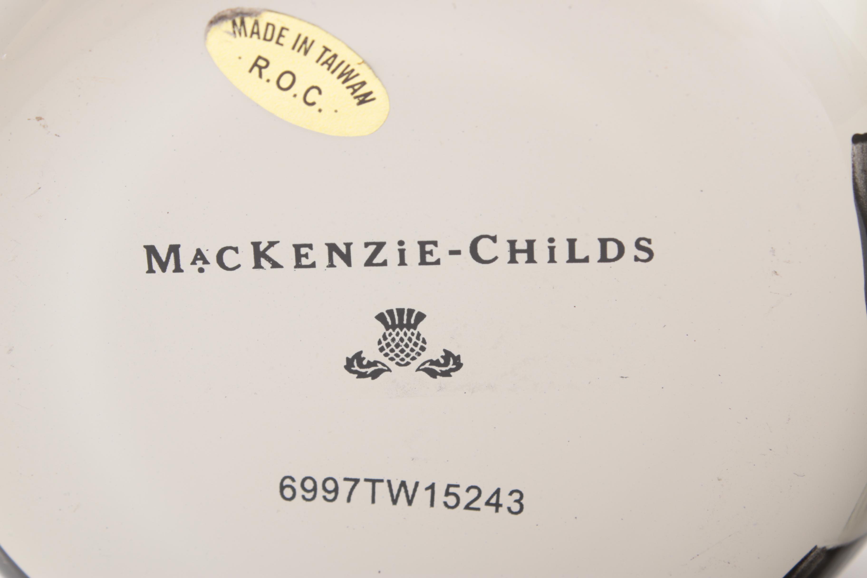 MacKenzie-Childs "Courtly Check" Compote and Planters