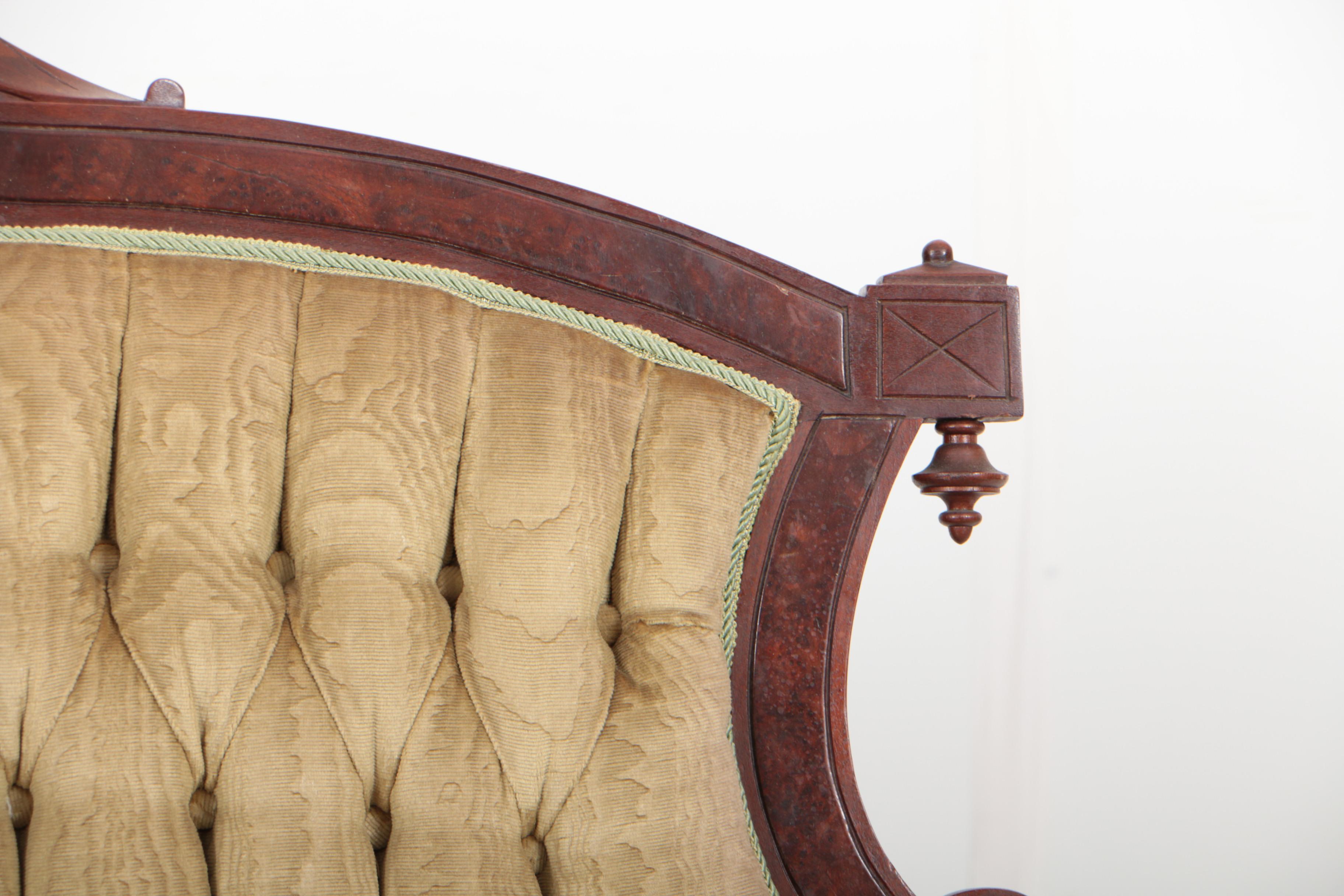 Victorian Walnut Five-Piece Salon Suite, Circa 1880