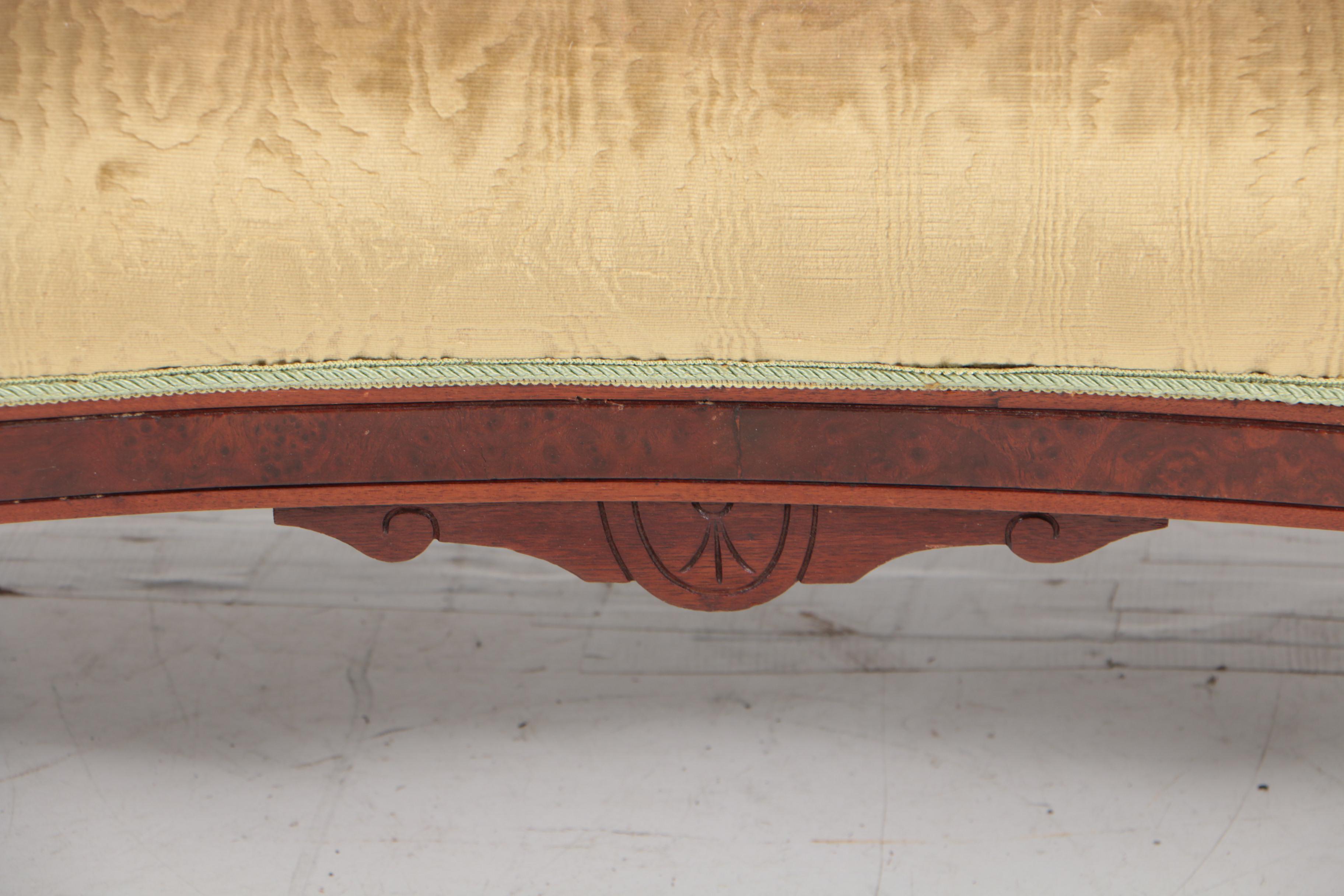 Victorian Walnut Five-Piece Salon Suite, Circa 1880